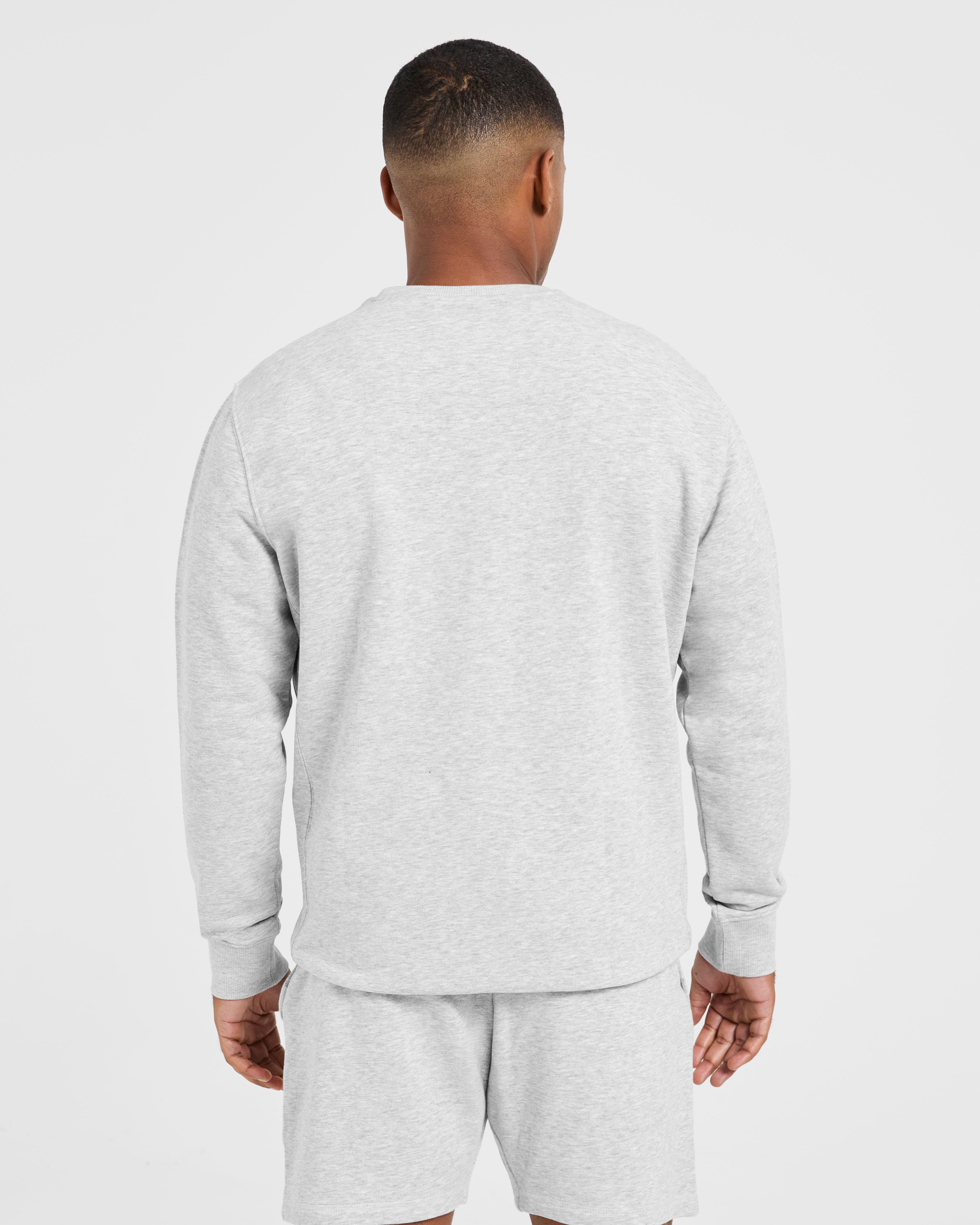 Essential Lightweight Sweater - Grau Marl