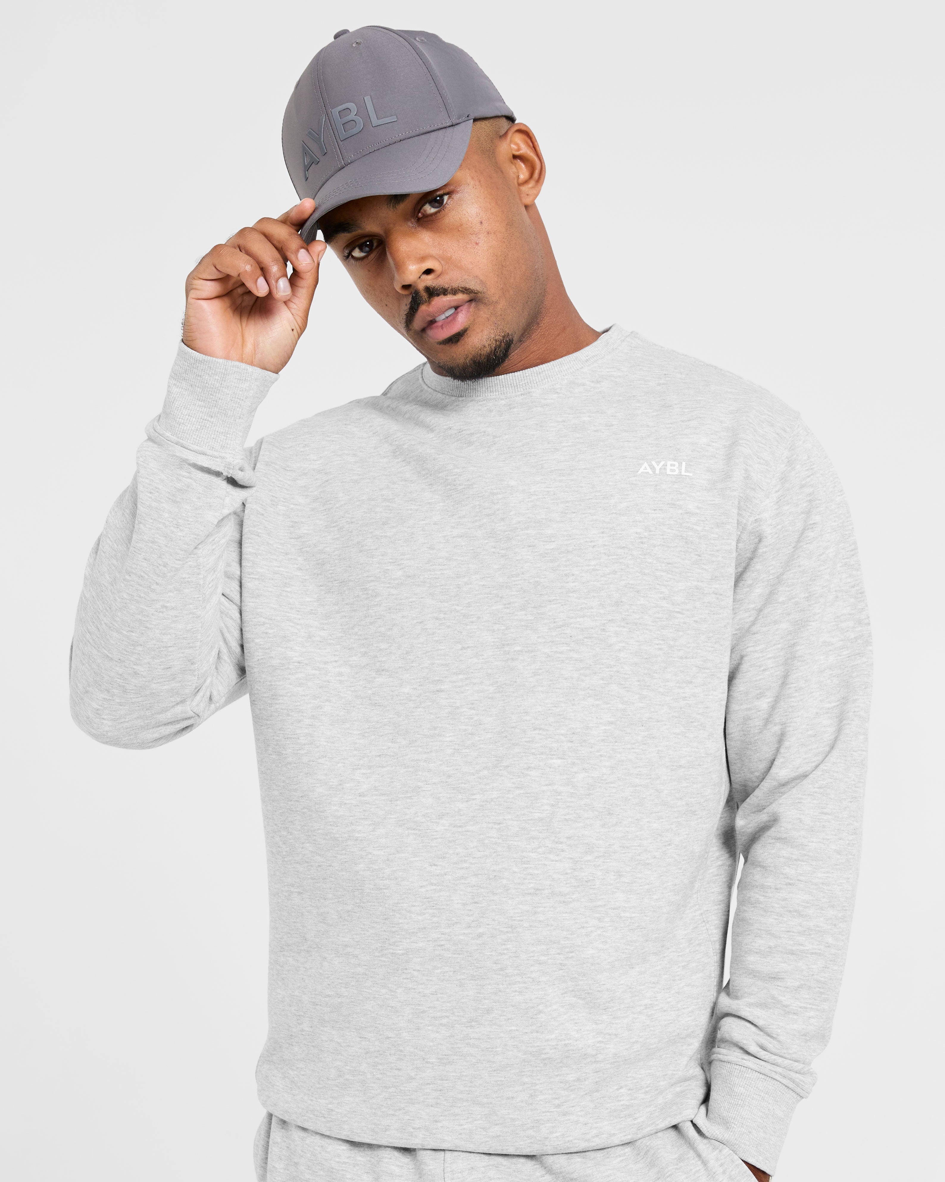 Essential Lightweight Sweater - Grau Marl