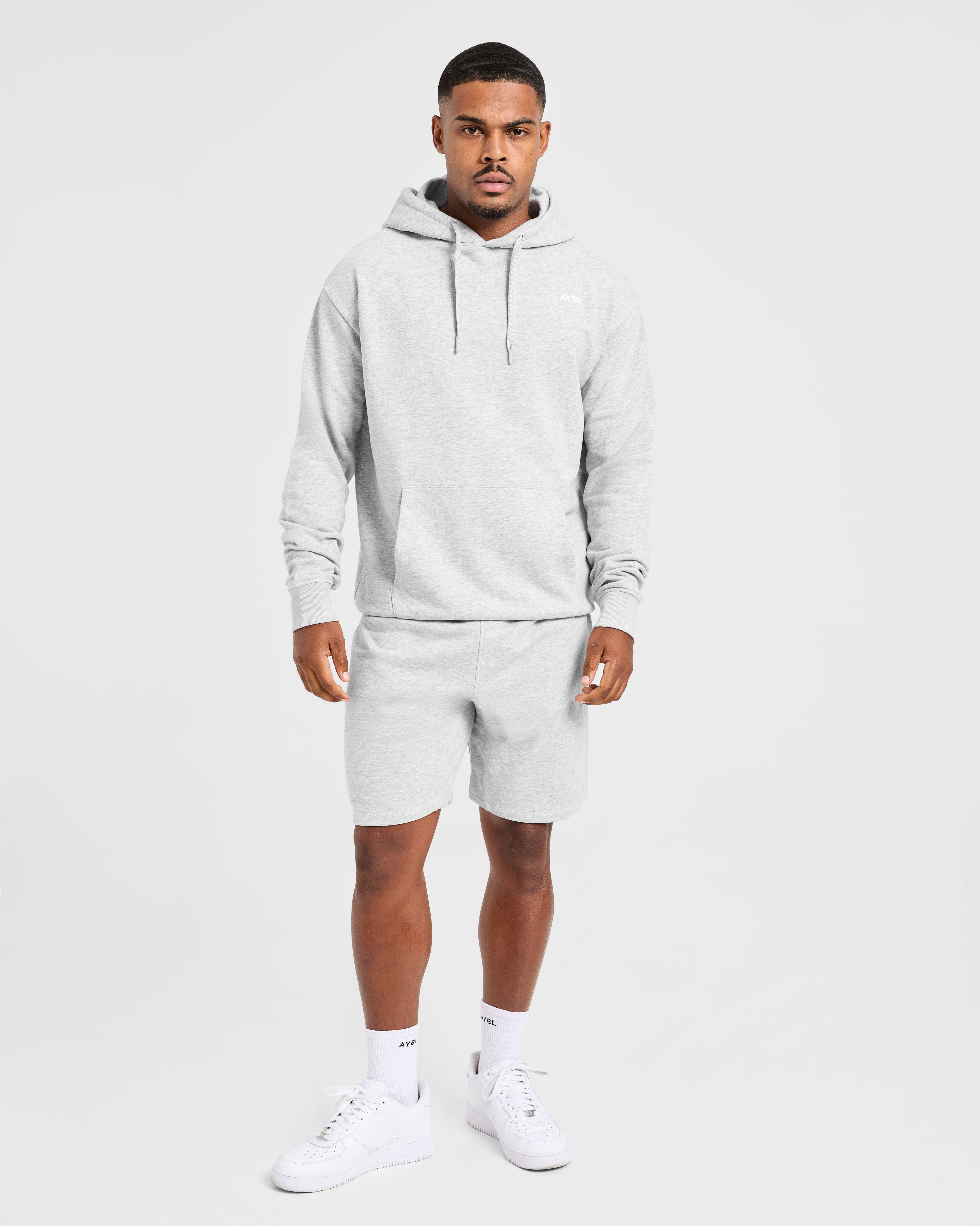 Essential Lightweight Hoodie - Grau Marl