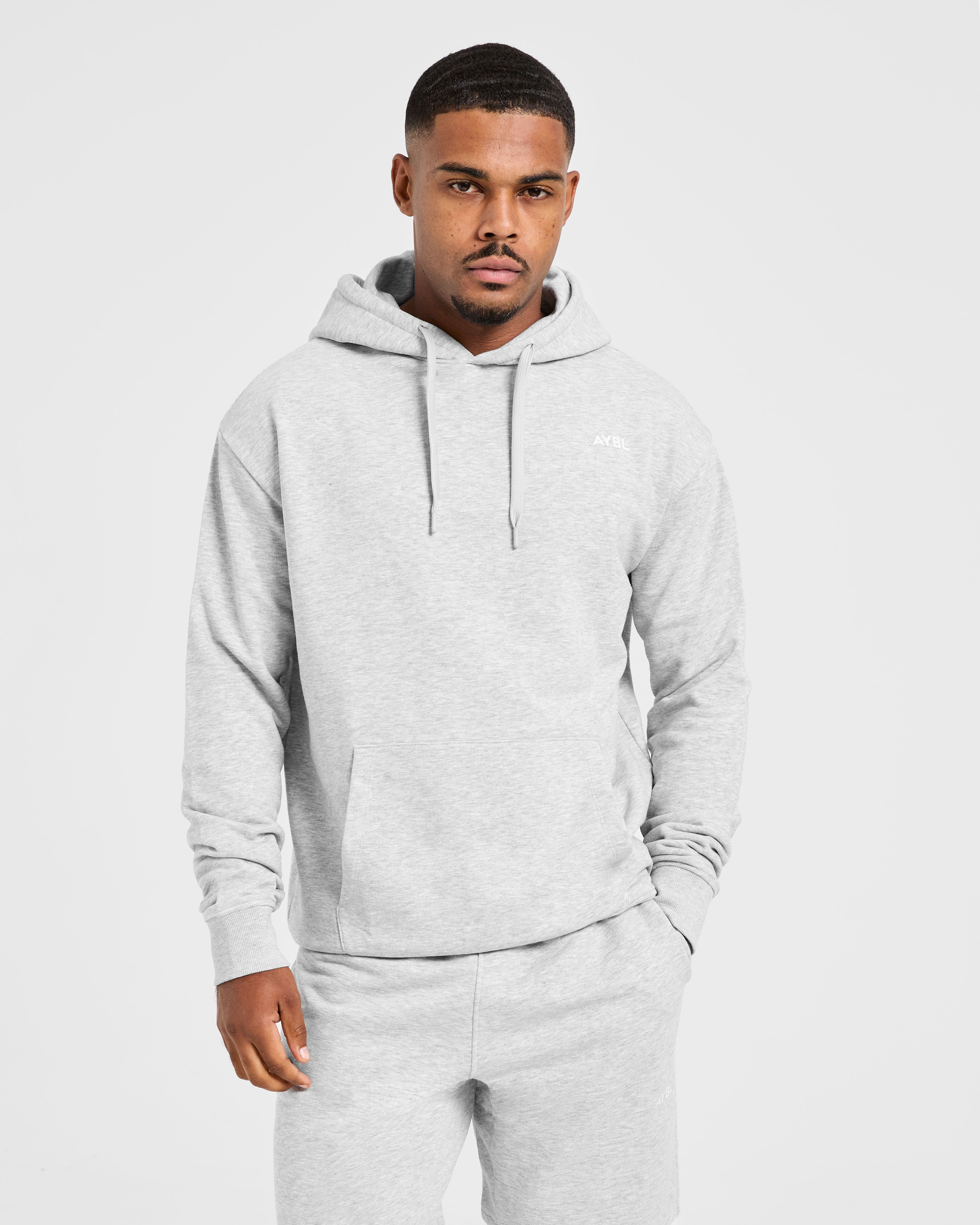 Essential Lightweight Hoodie - Grau Marl