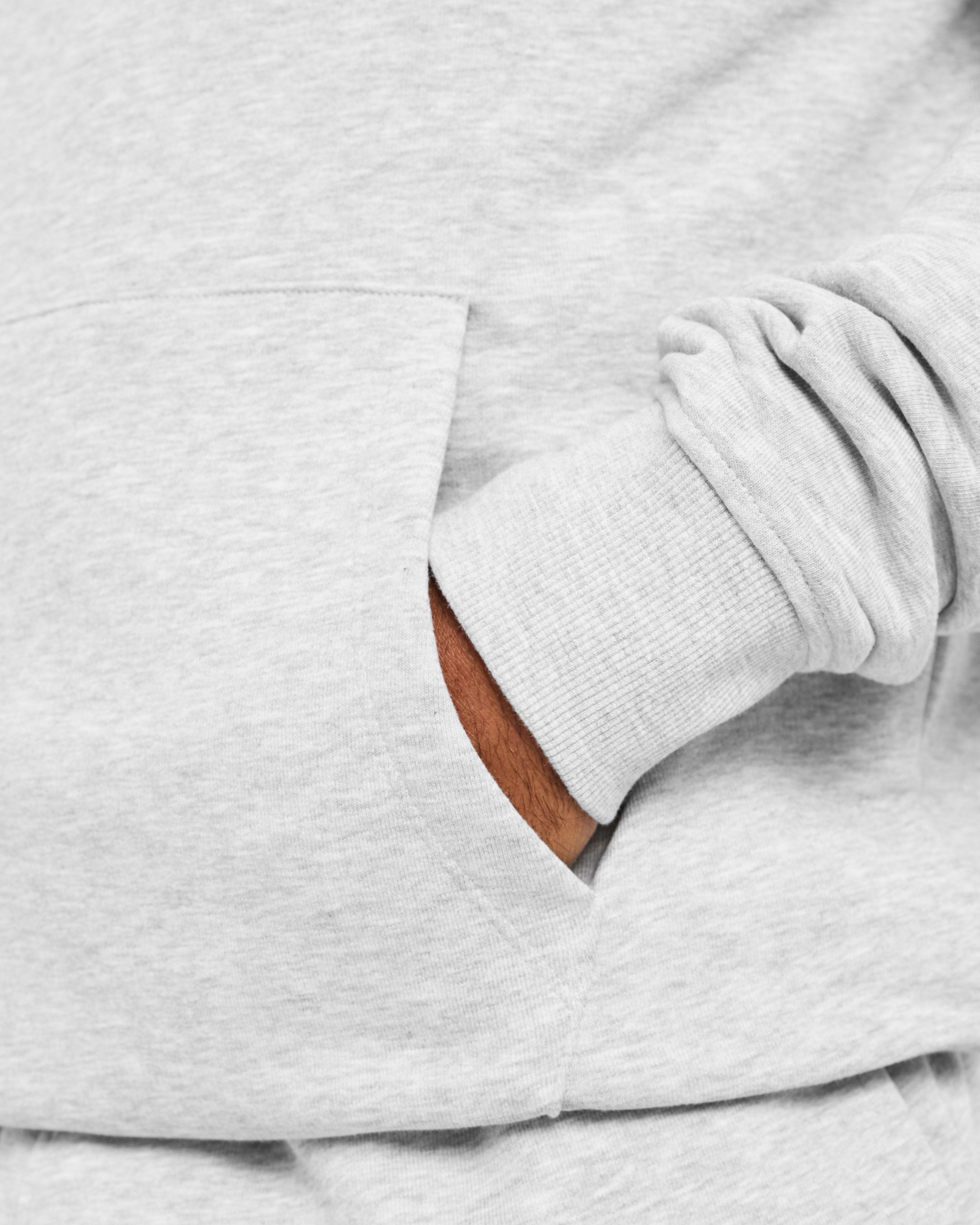 Essential Lightweight Hoodie - Grau Marl