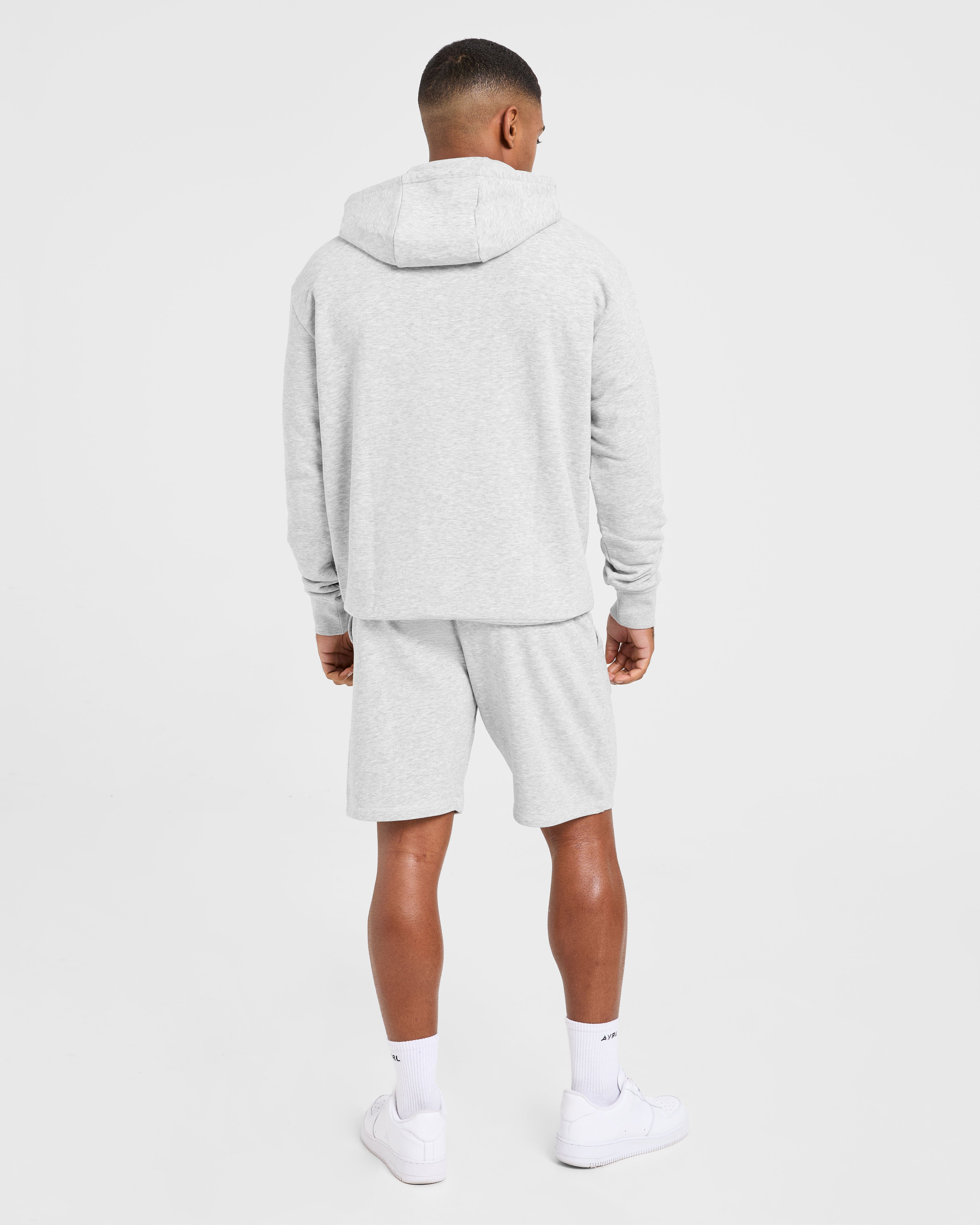 Essential Lightweight Hoodie - Grau Marl