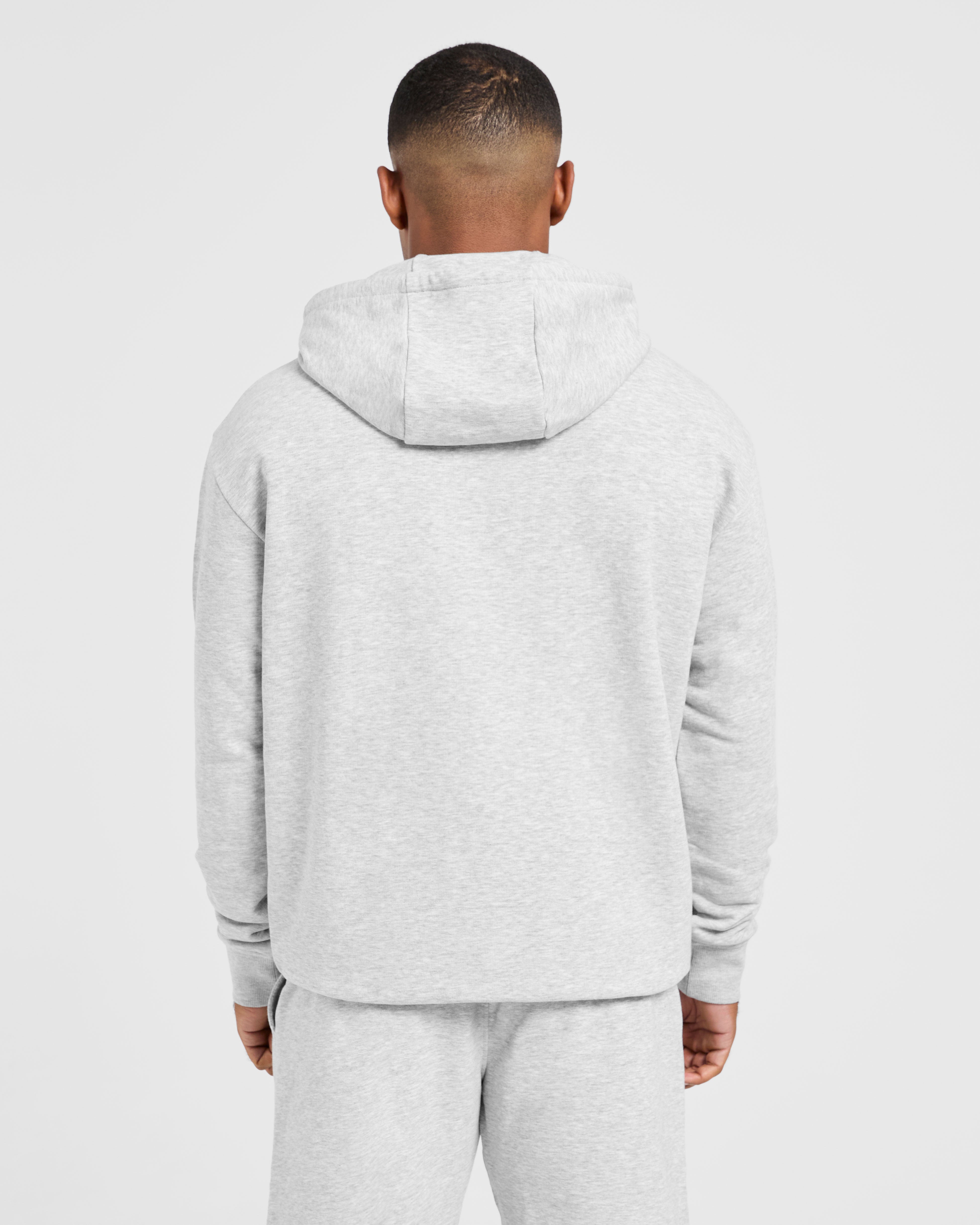 Essential Lightweight Hoodie - Grau Marl