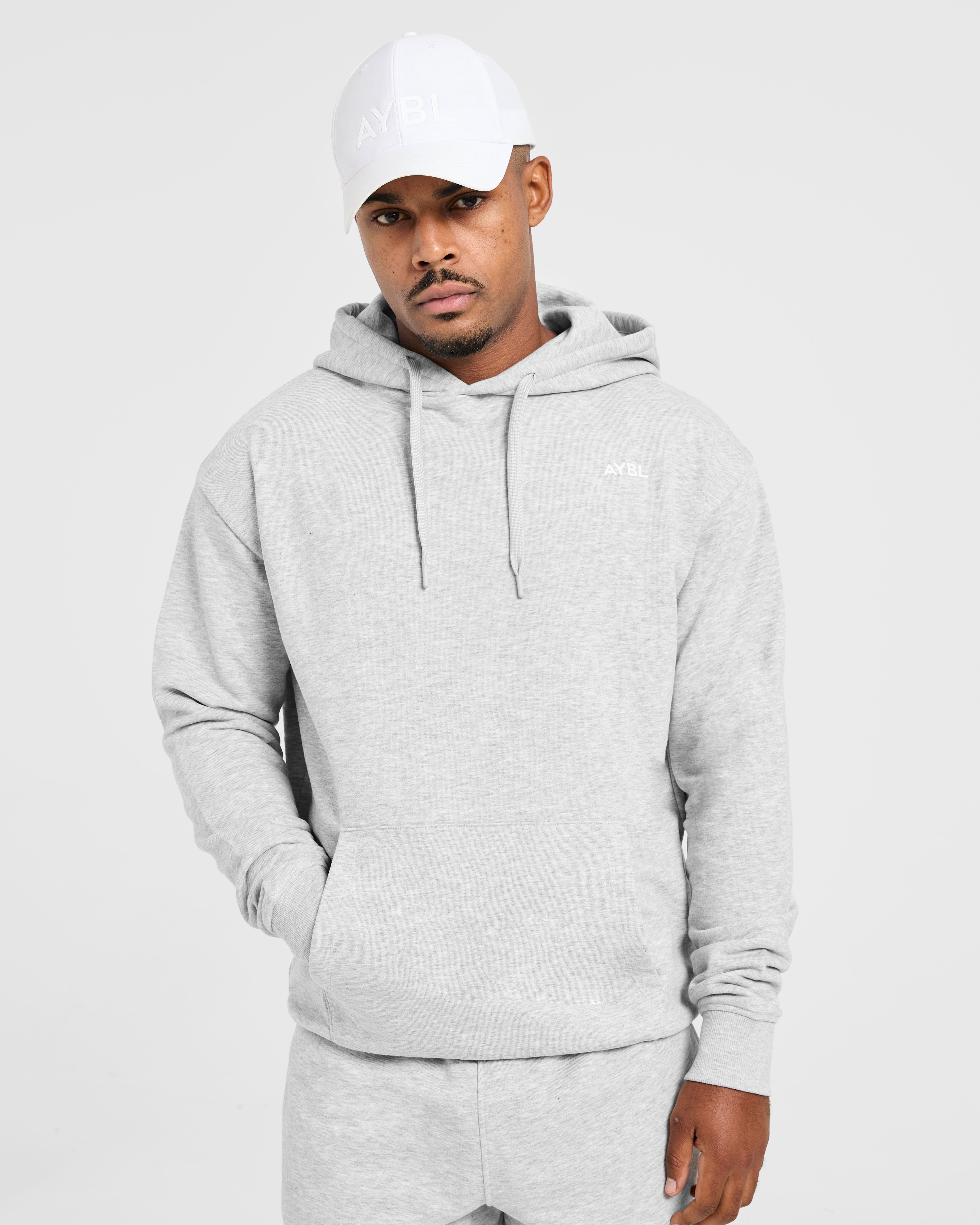 Essential Lightweight Hoodie - Grau Marl