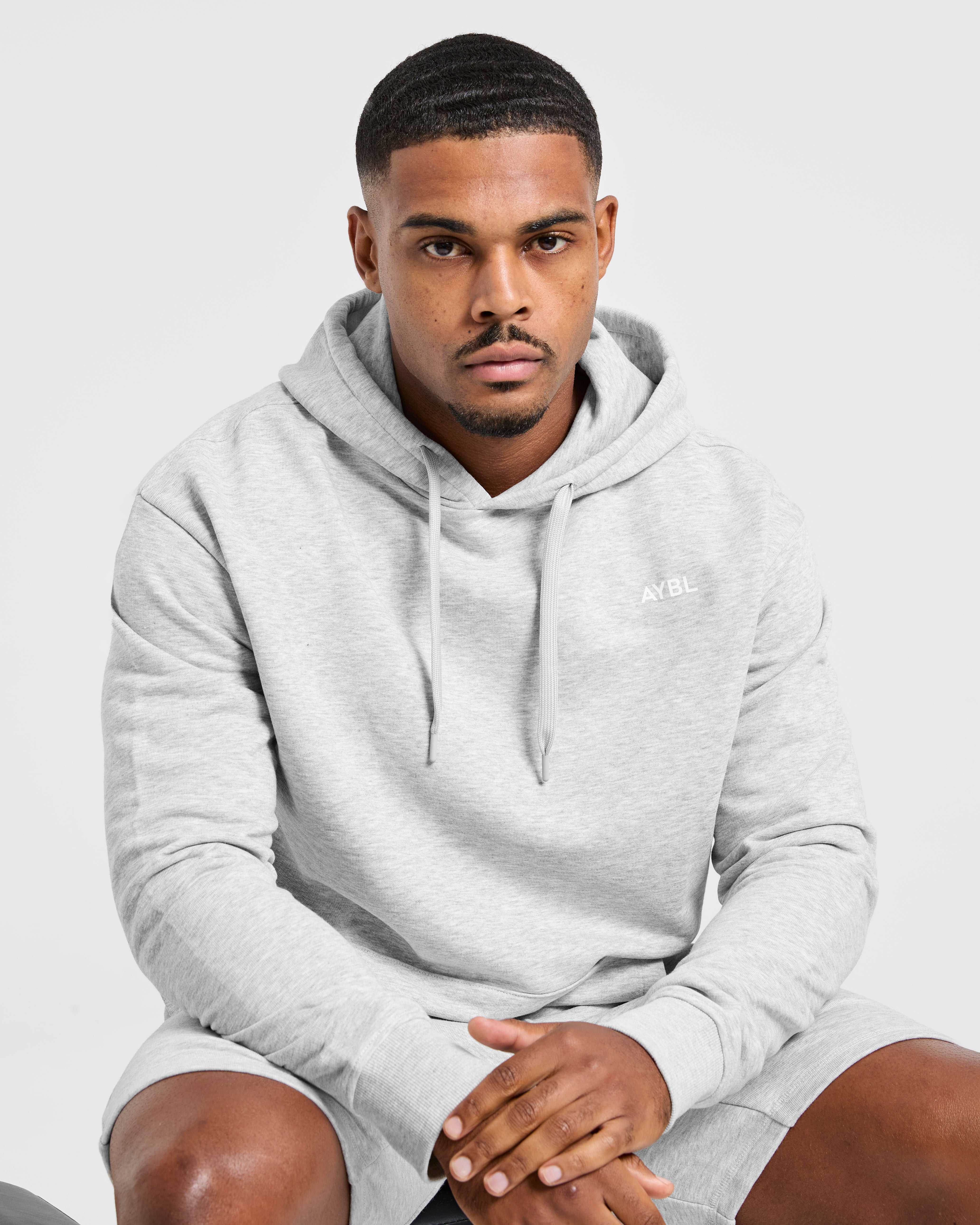 Essential Lightweight Hoodie - Grau Marl