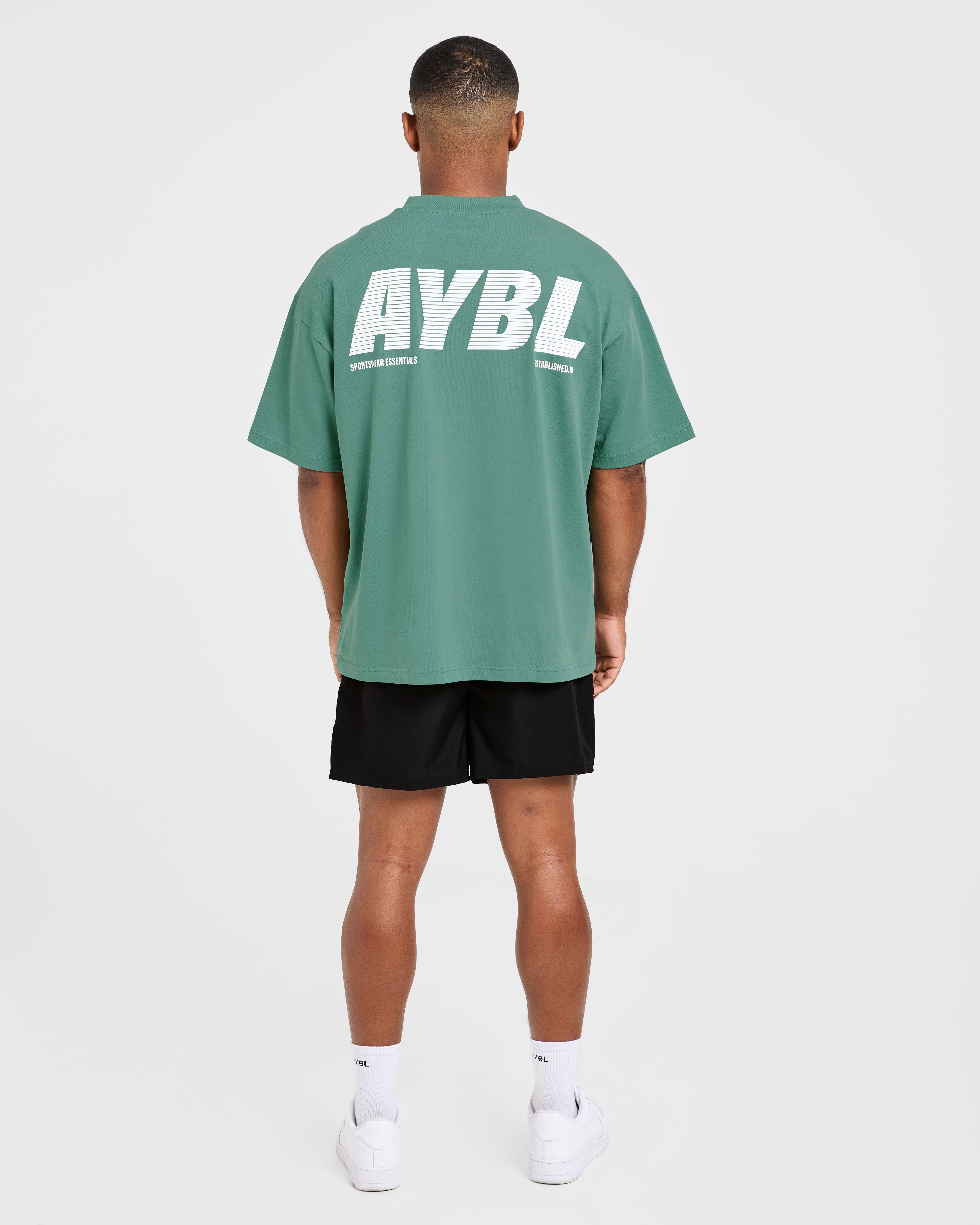 Sportswear Essentials Oversized T Shirt - Ocean Grün