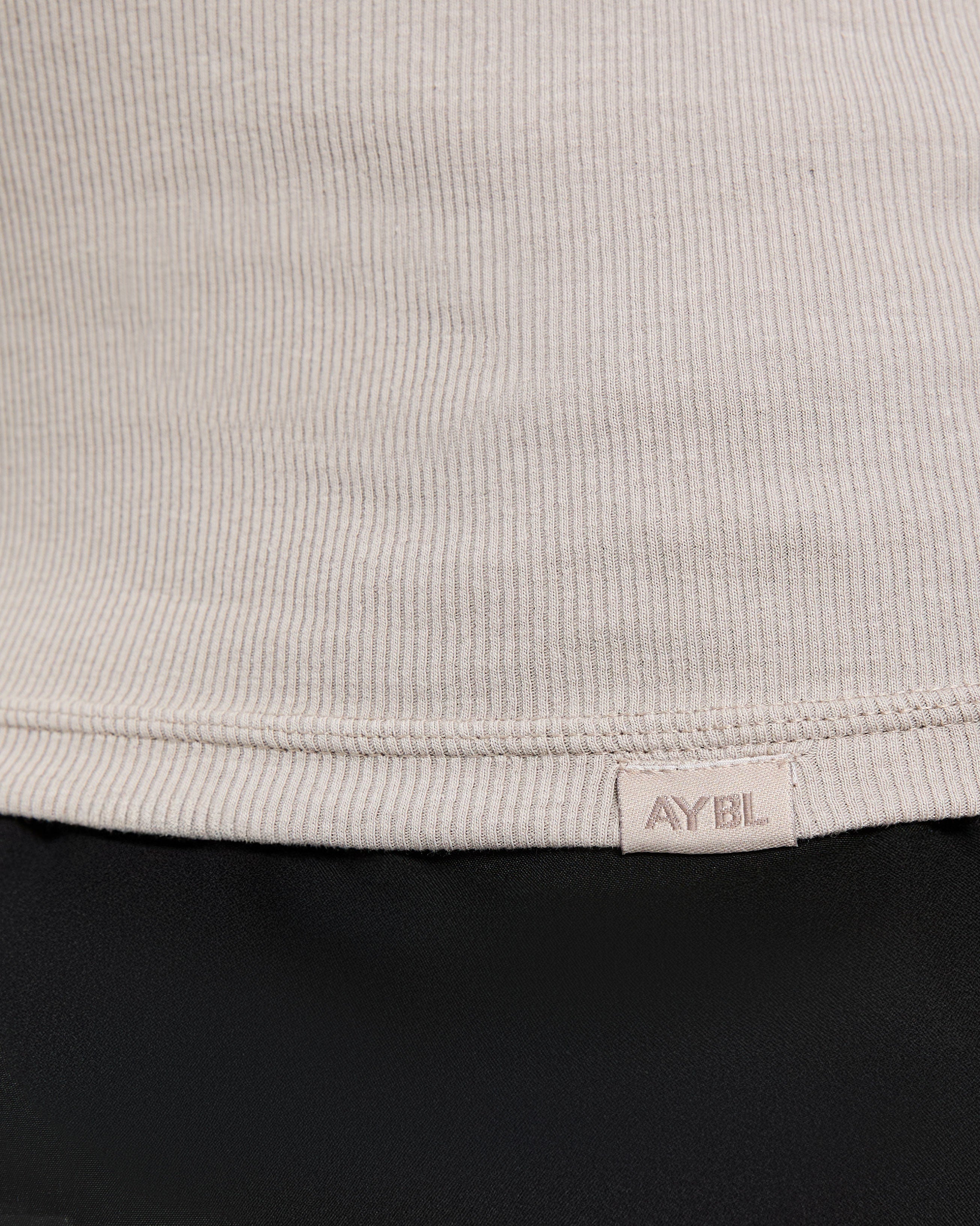 Muscle Ribbed Tank - Cloud Grau