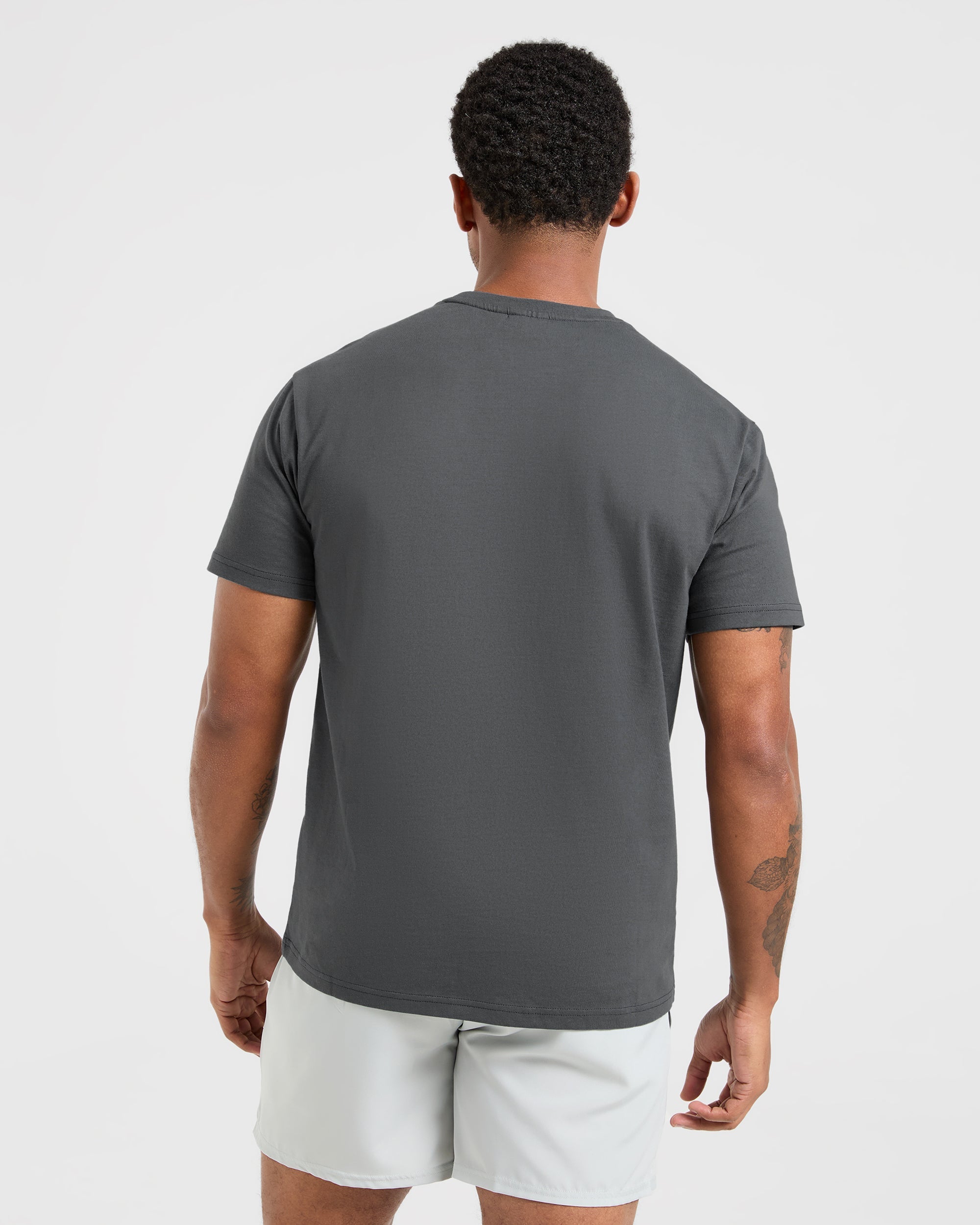 Essential T Shirt - Smoke Grau