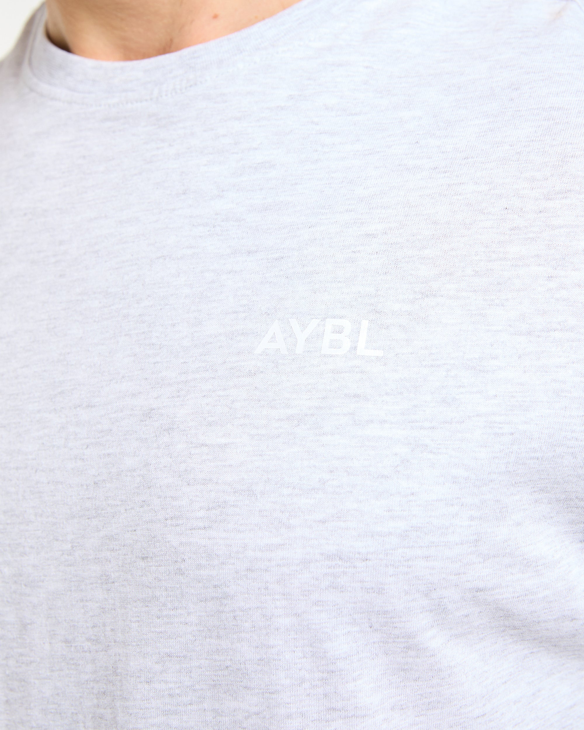 Essential T Shirt - Light Grau Marl