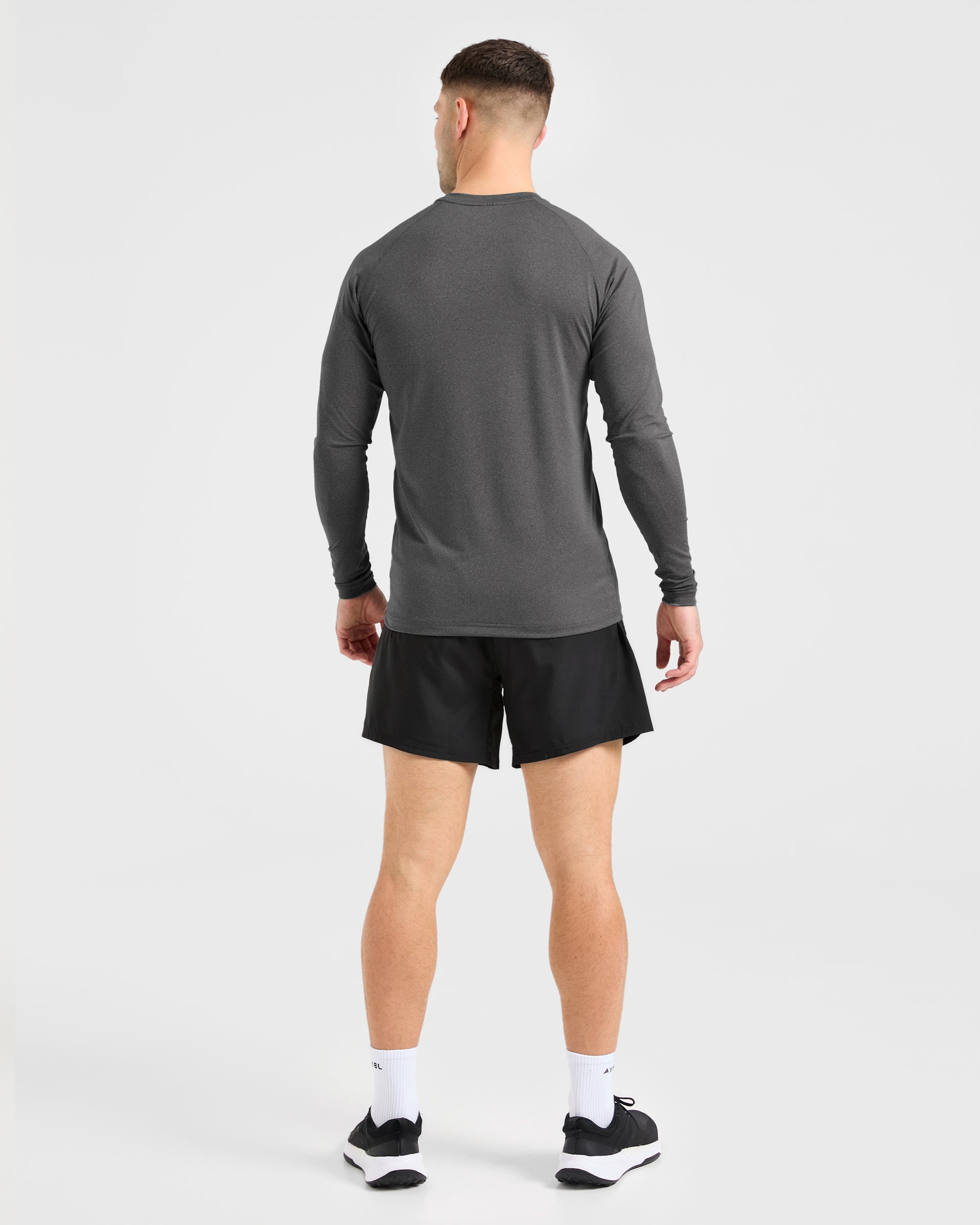 Essential Long Sleeve T Shirt - Grau Marl