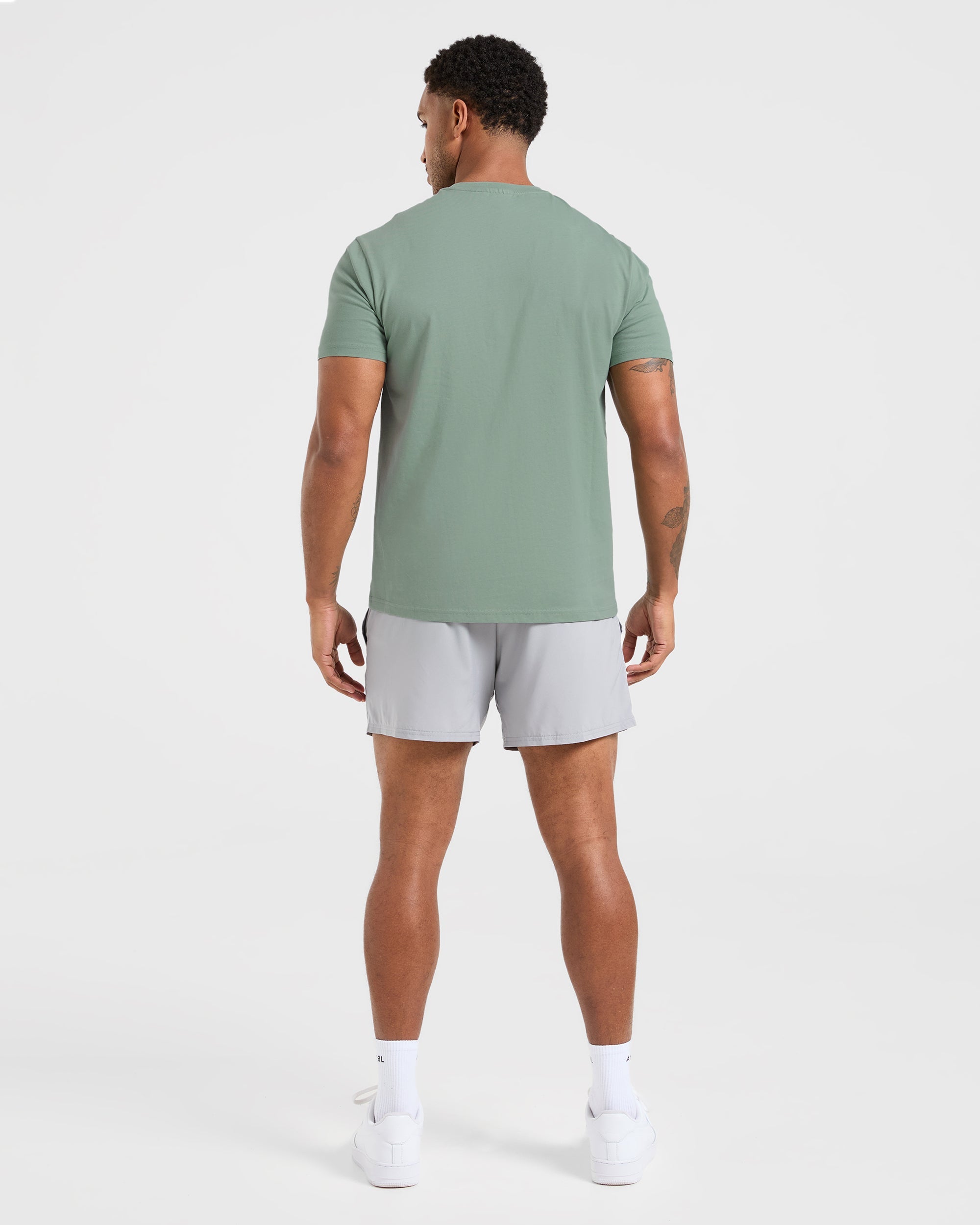 Essential T Shirt - Slate Grün
