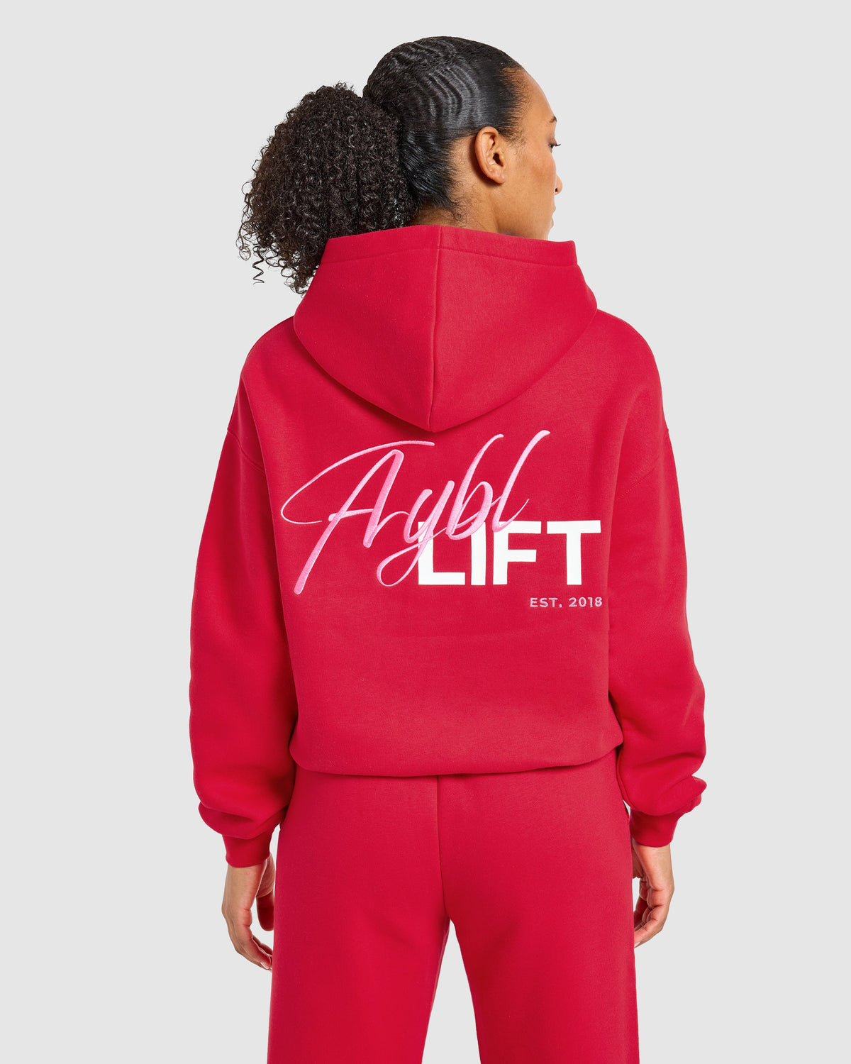 Lift Graphic 2.0 Oversized Hoodie - Rot