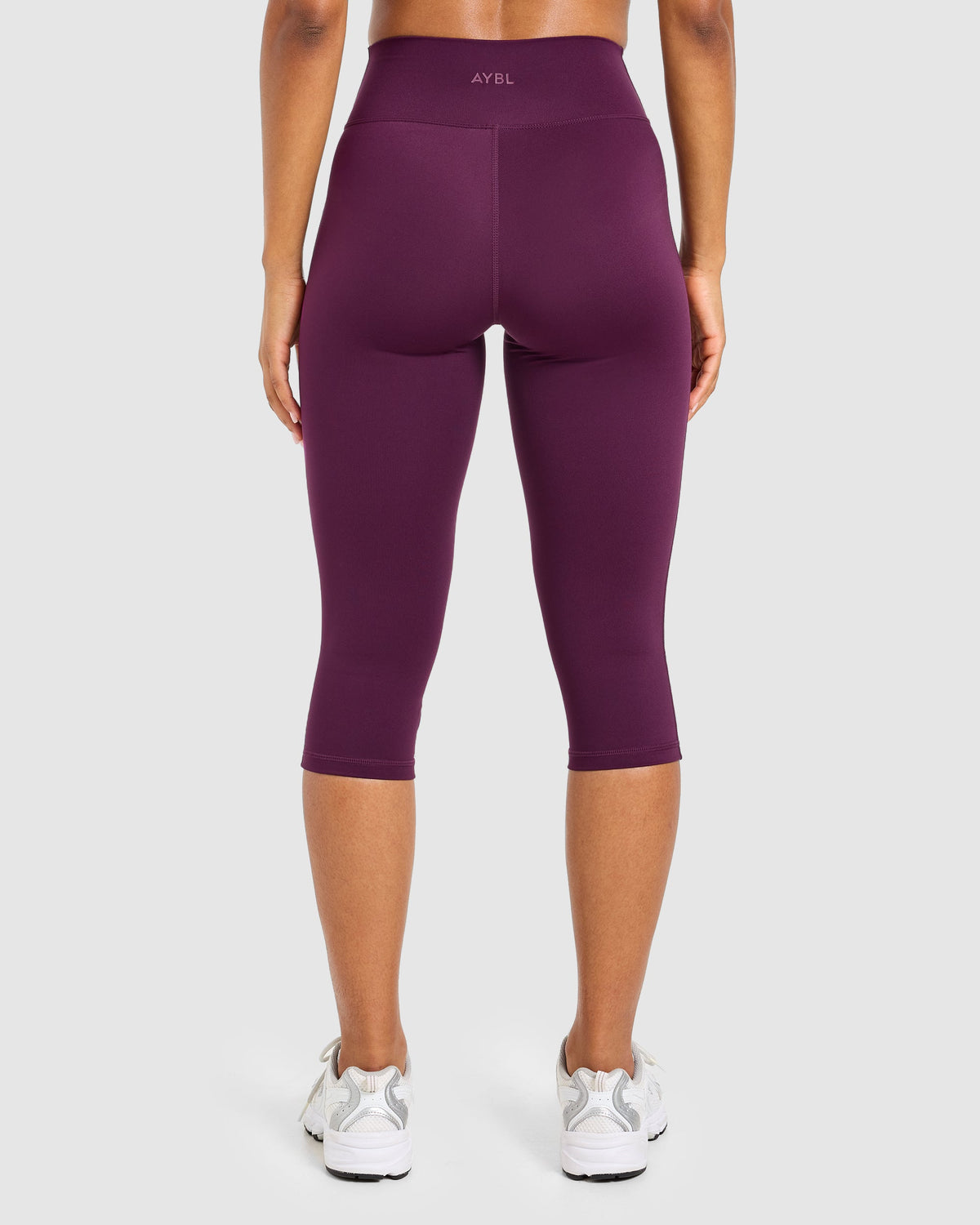 Sculpt Wrap Capris - Plum