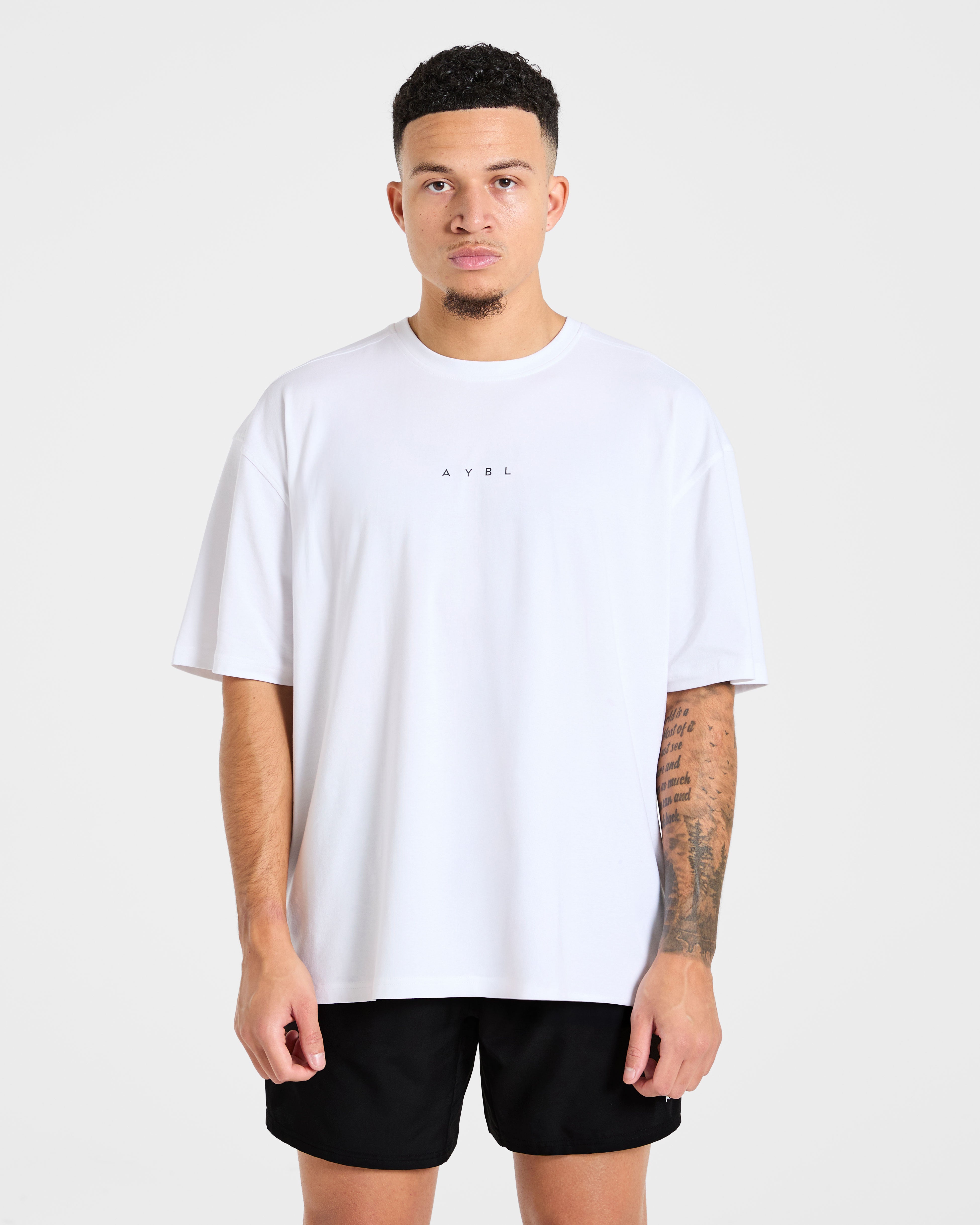 Force Oversized T Shirt - Weiß