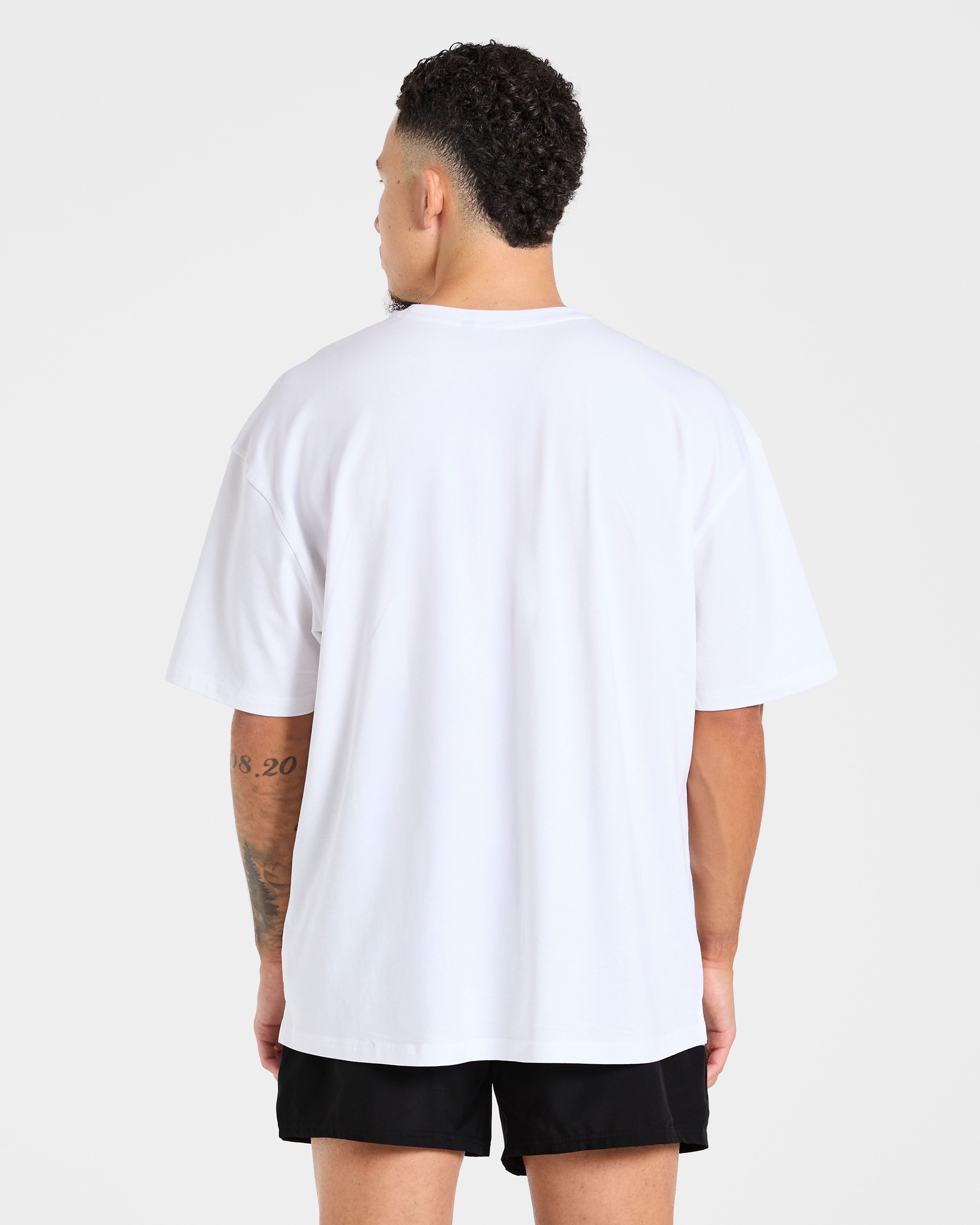 Force Oversized T Shirt - Weiß