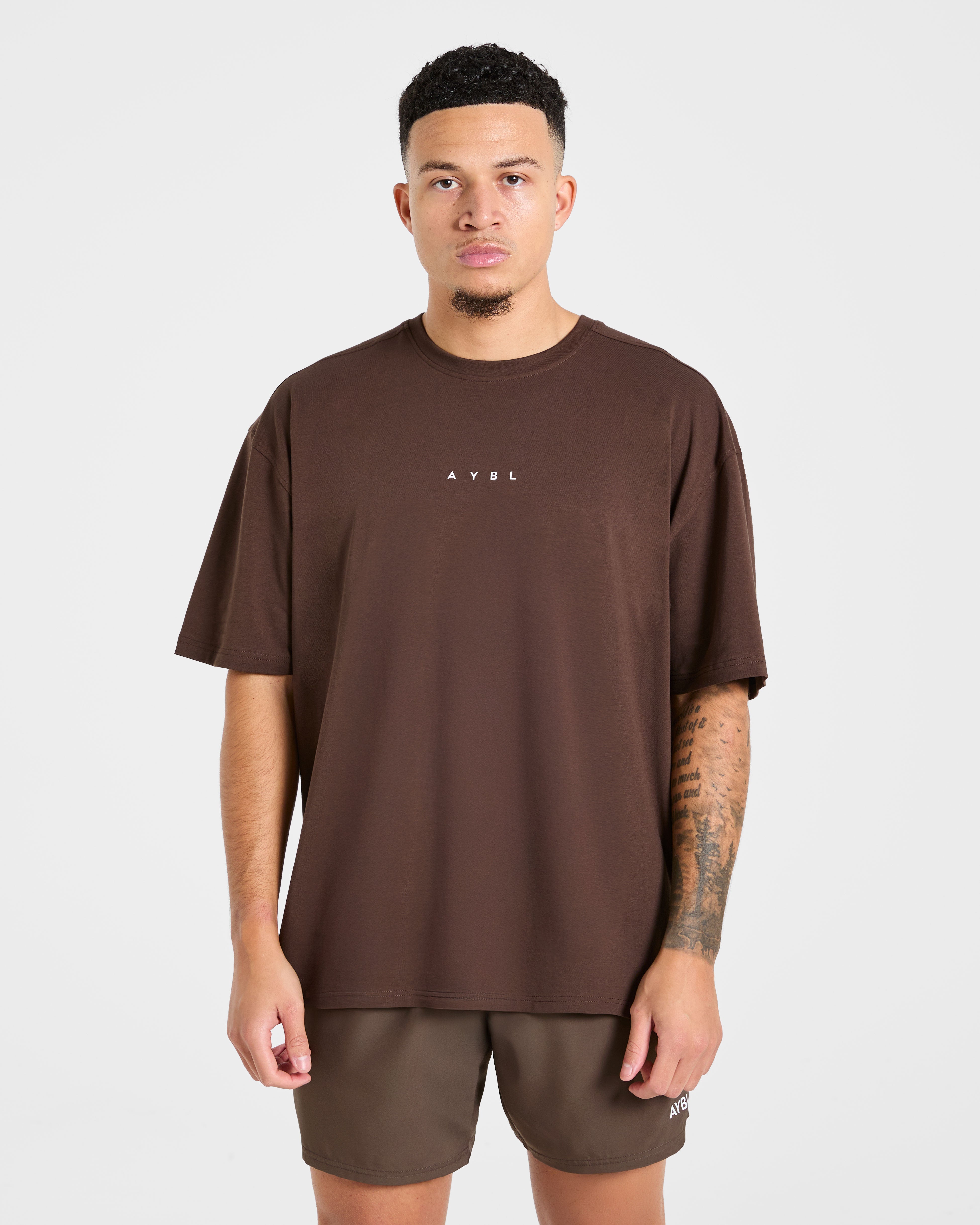Force Oversized T Shirt - Braun