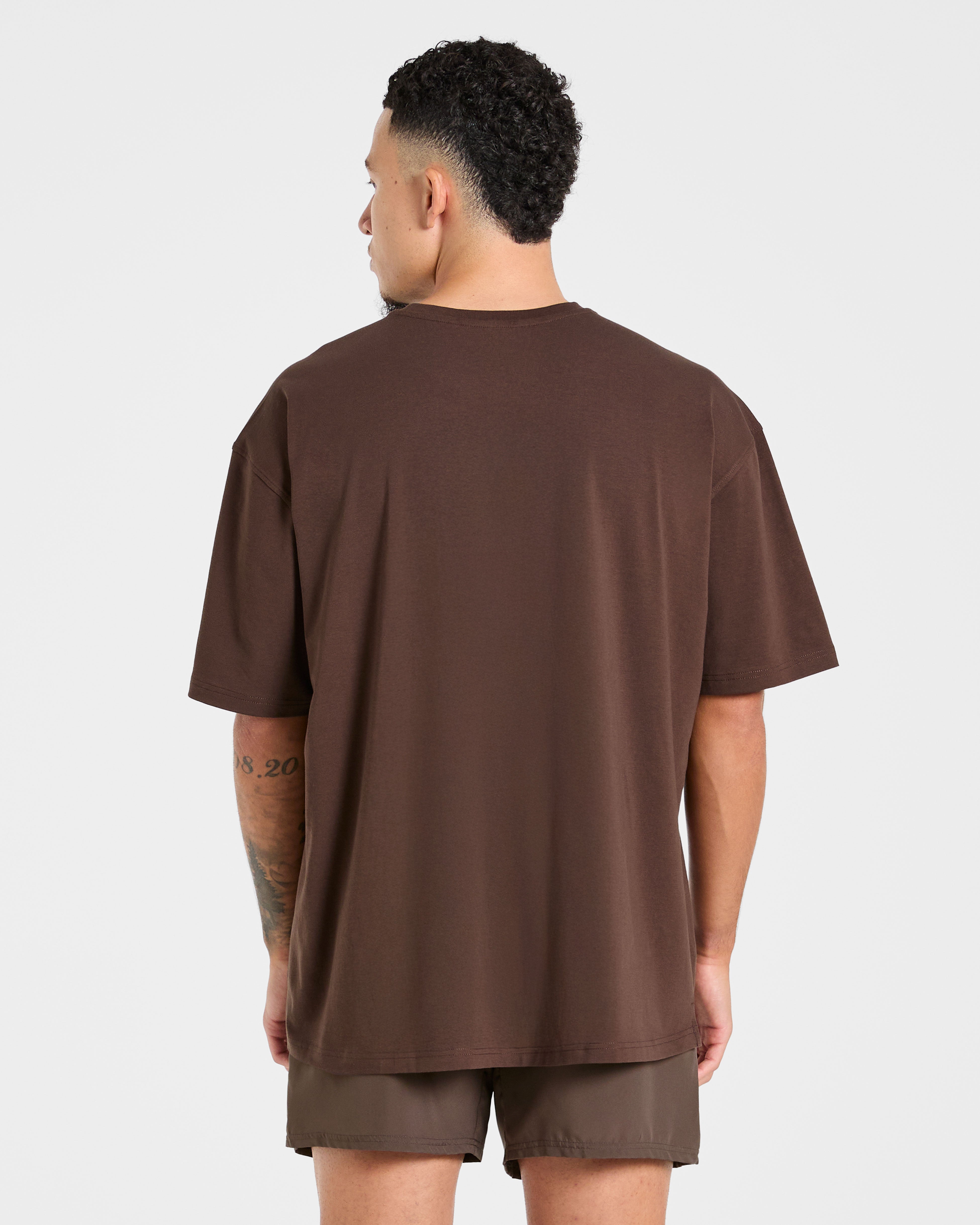 Force Oversized T Shirt - Braun