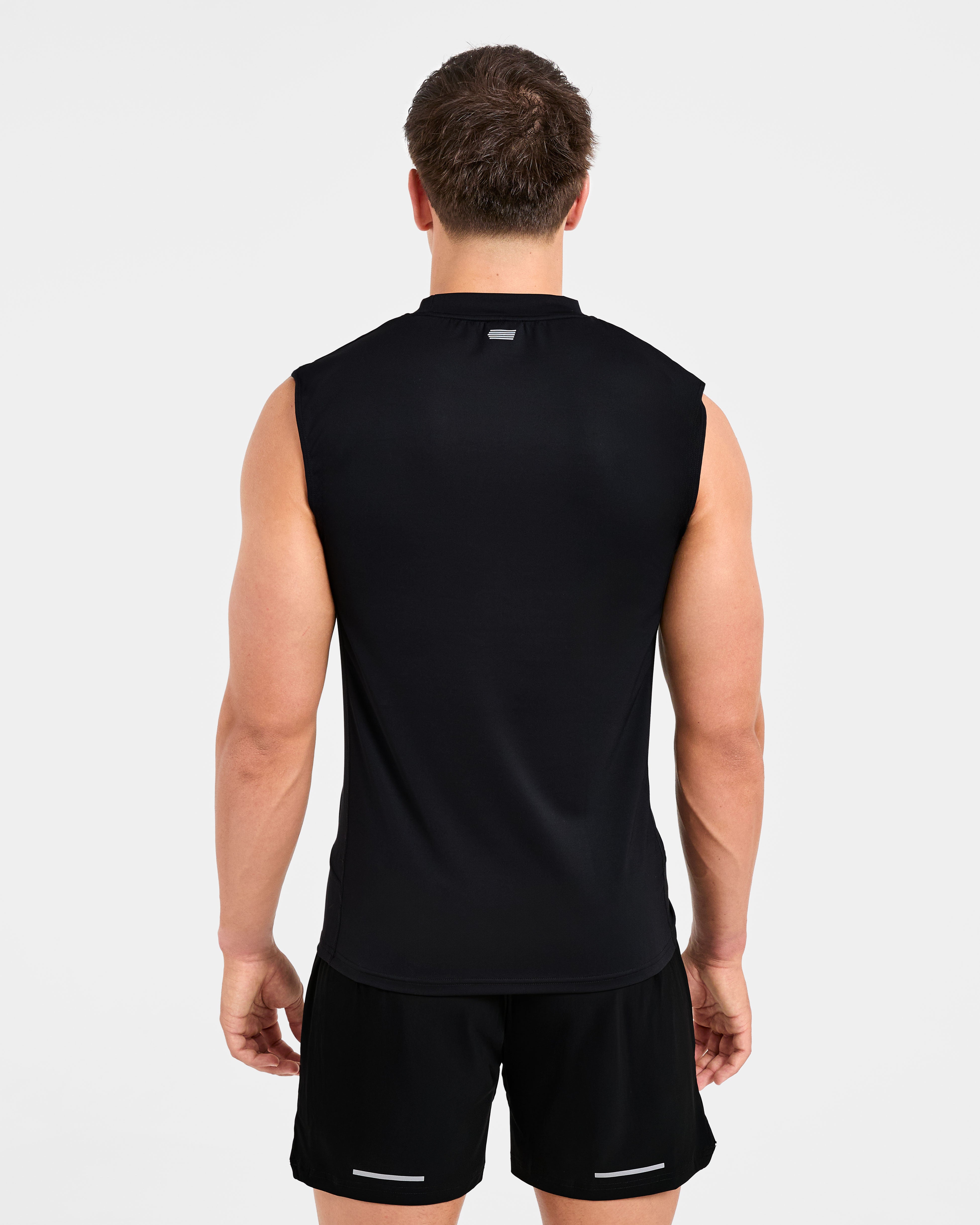 Run Slim Tank - Schwarz