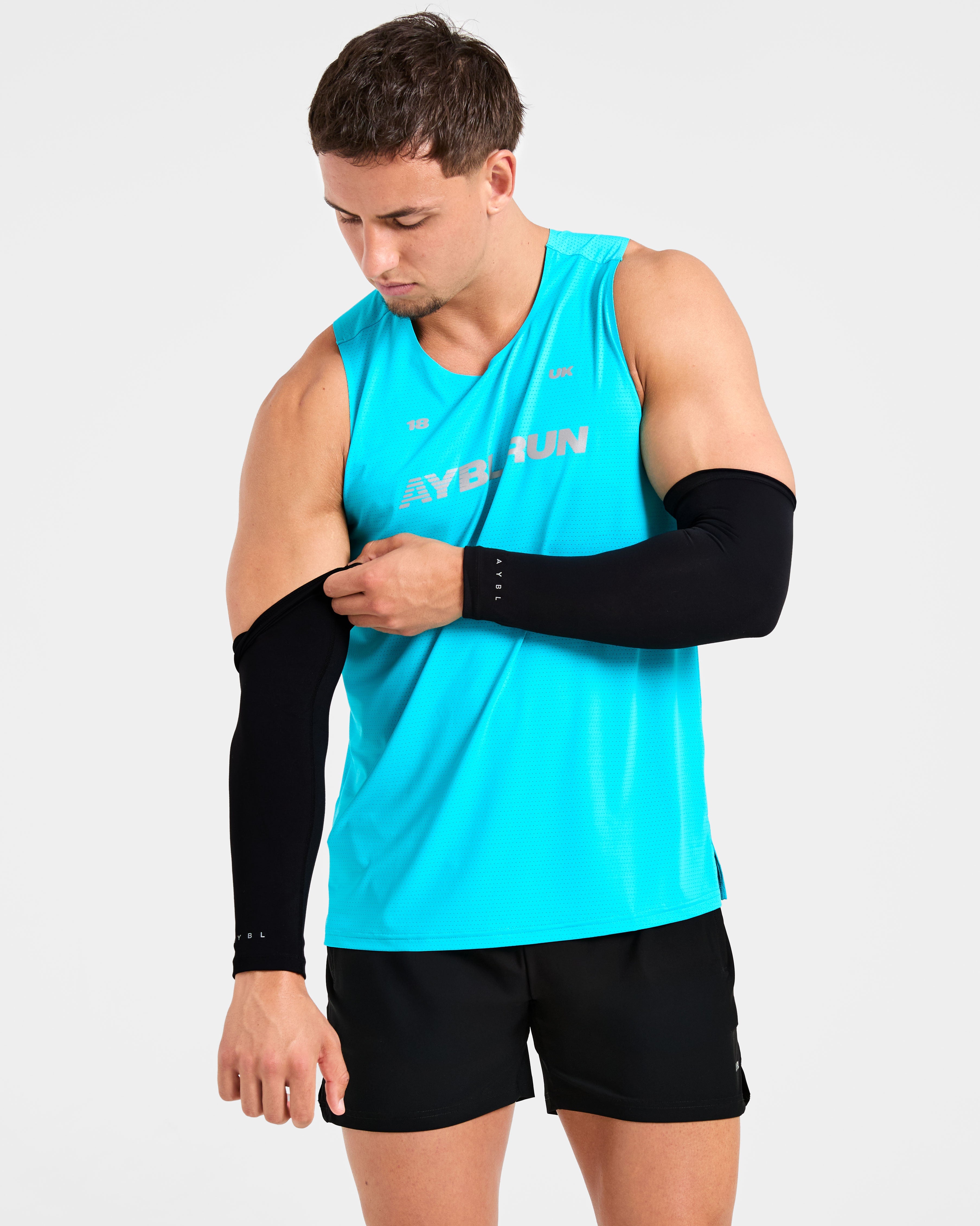 Base Layer Arm Sleeves - Schwarz