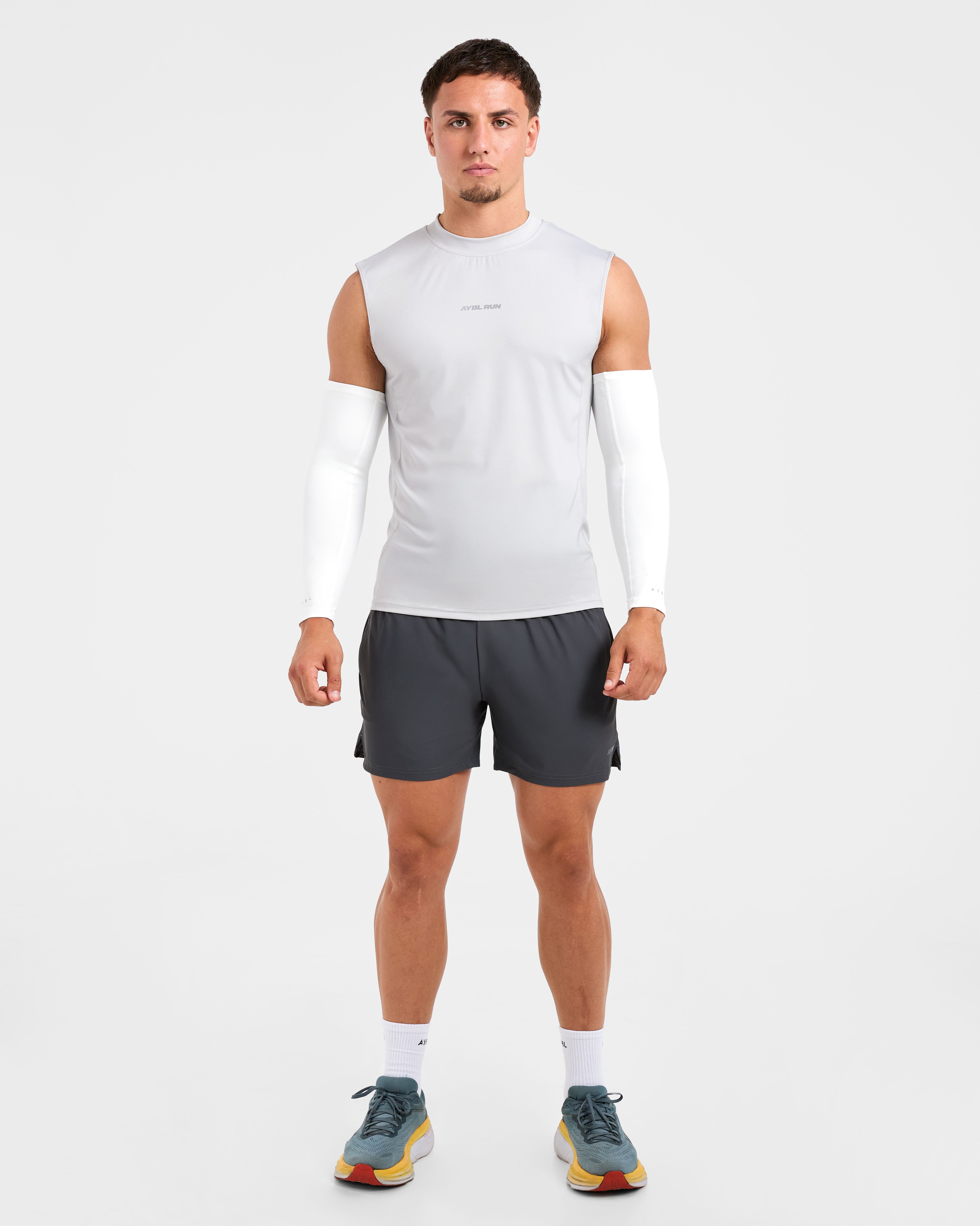 Base Layer Arm Sleeves - Weiß