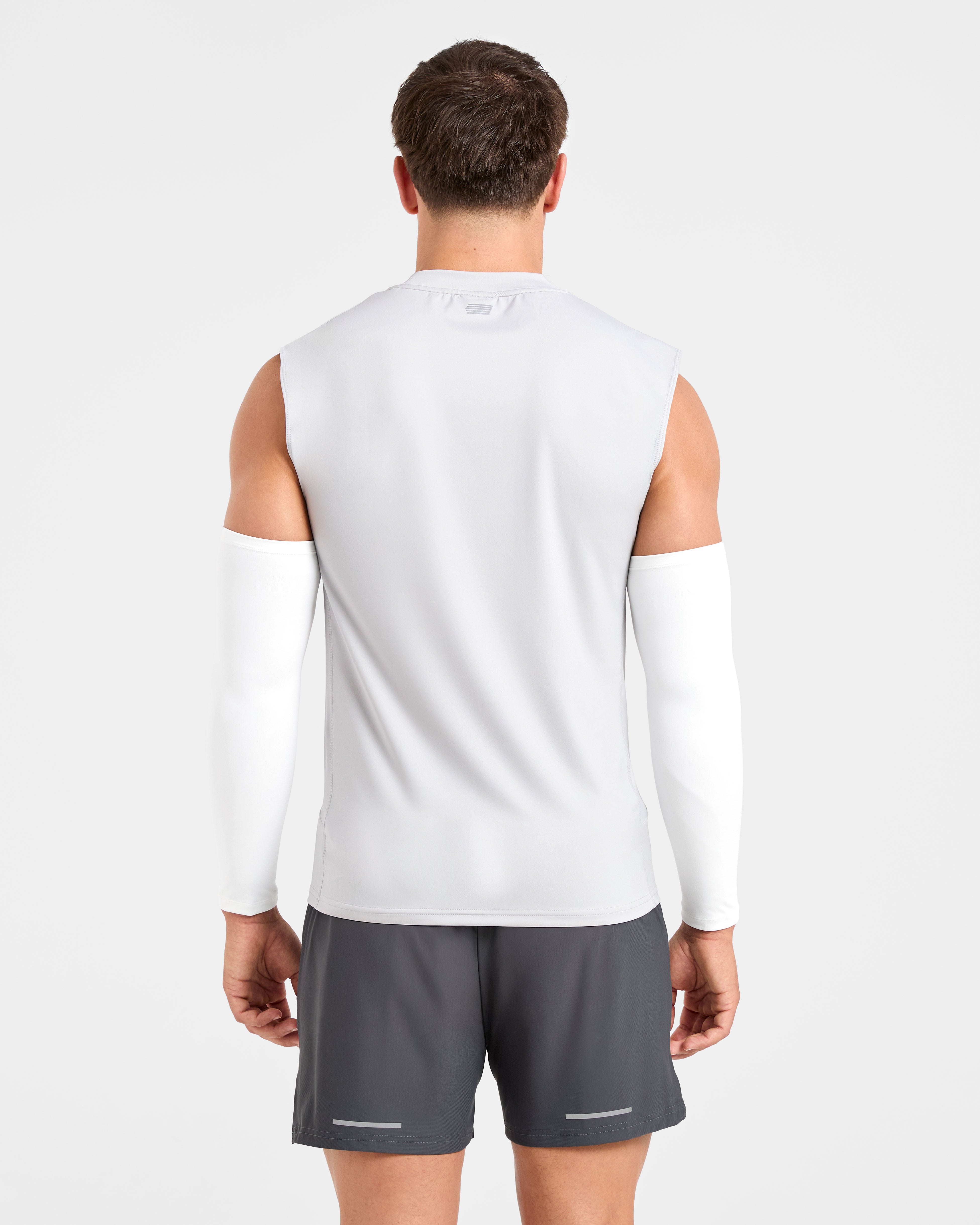 Base Layer Arm Sleeves - Weiß