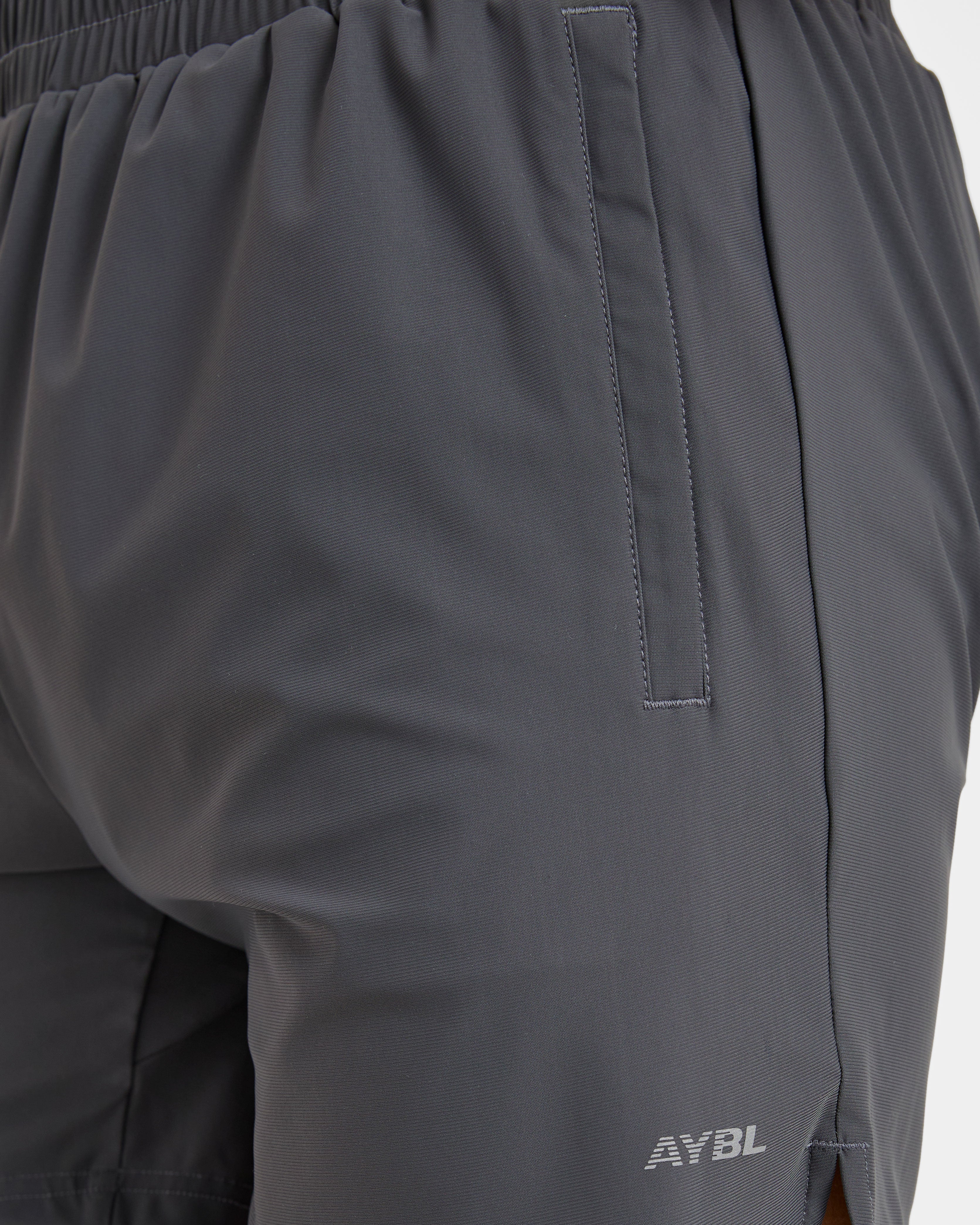 Run 5" Shorts - Hurricane Grau