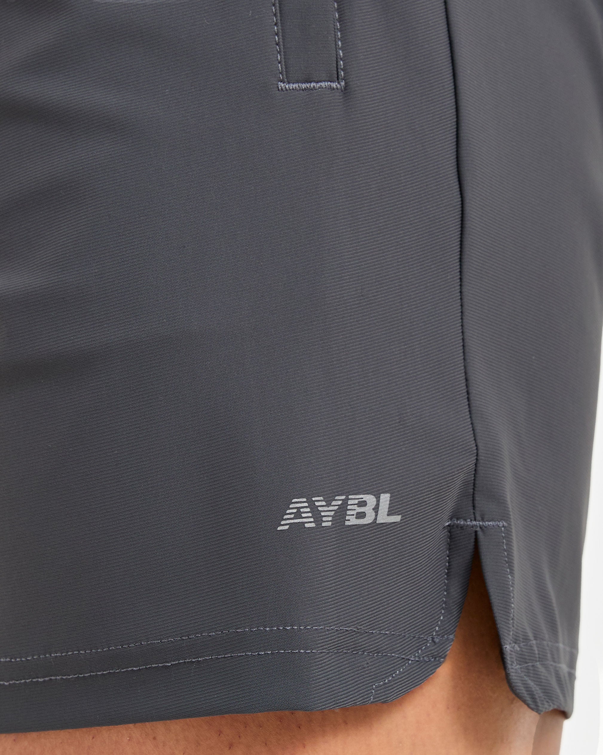 Run 5" Shorts - Hurricane Grau