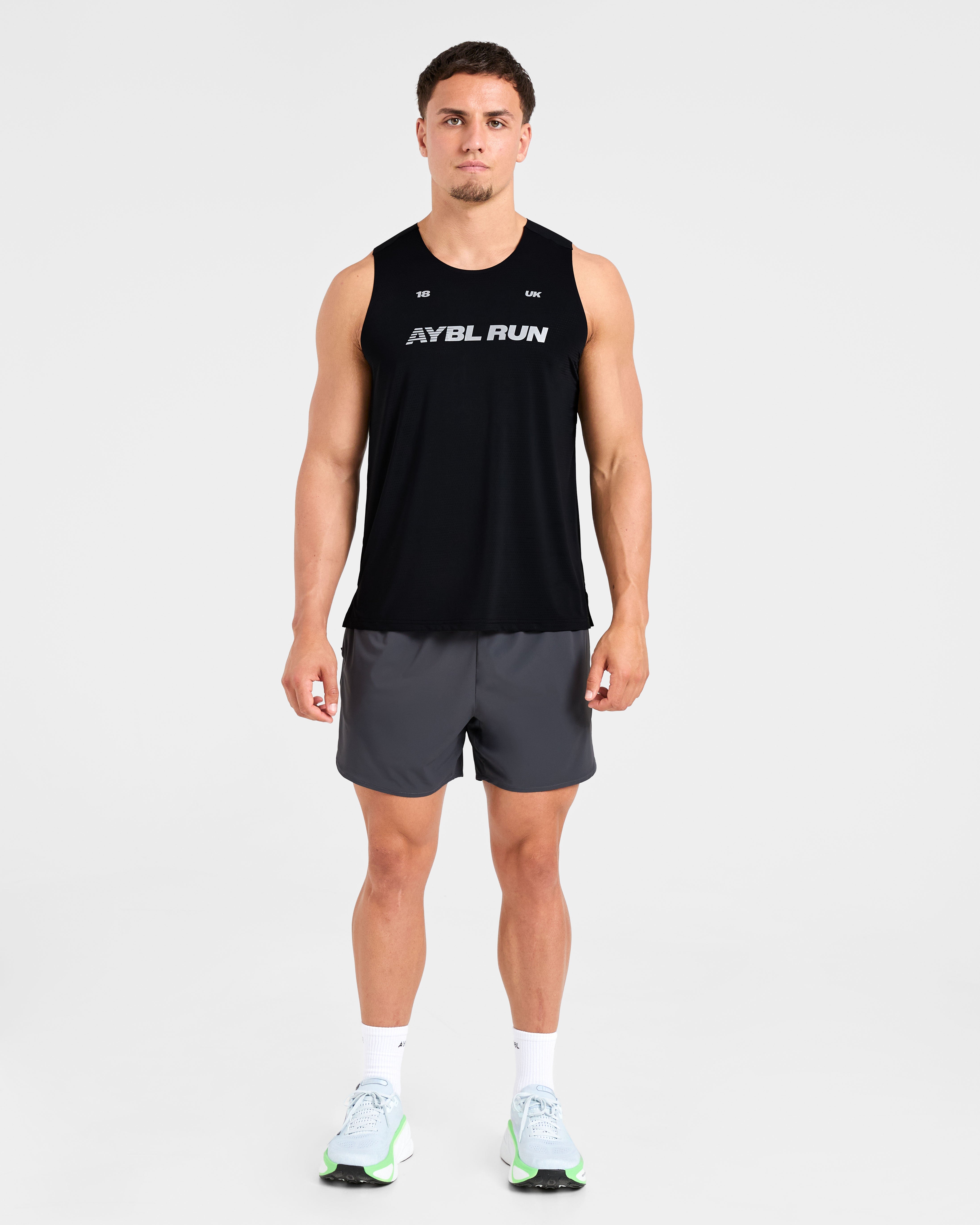 Run Speed Shorts - Hurricane Grau
