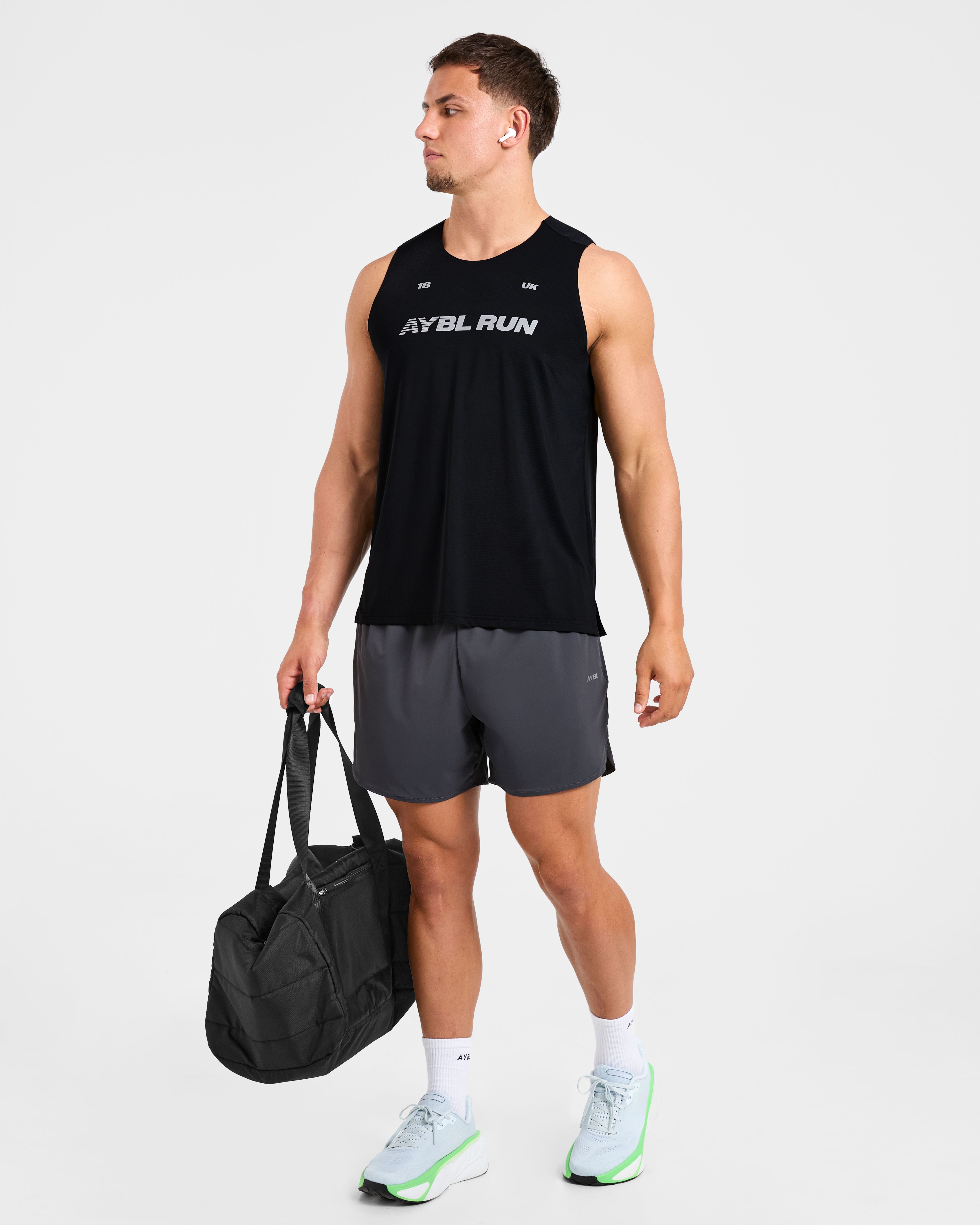 Run Loose Tank - Schwarz