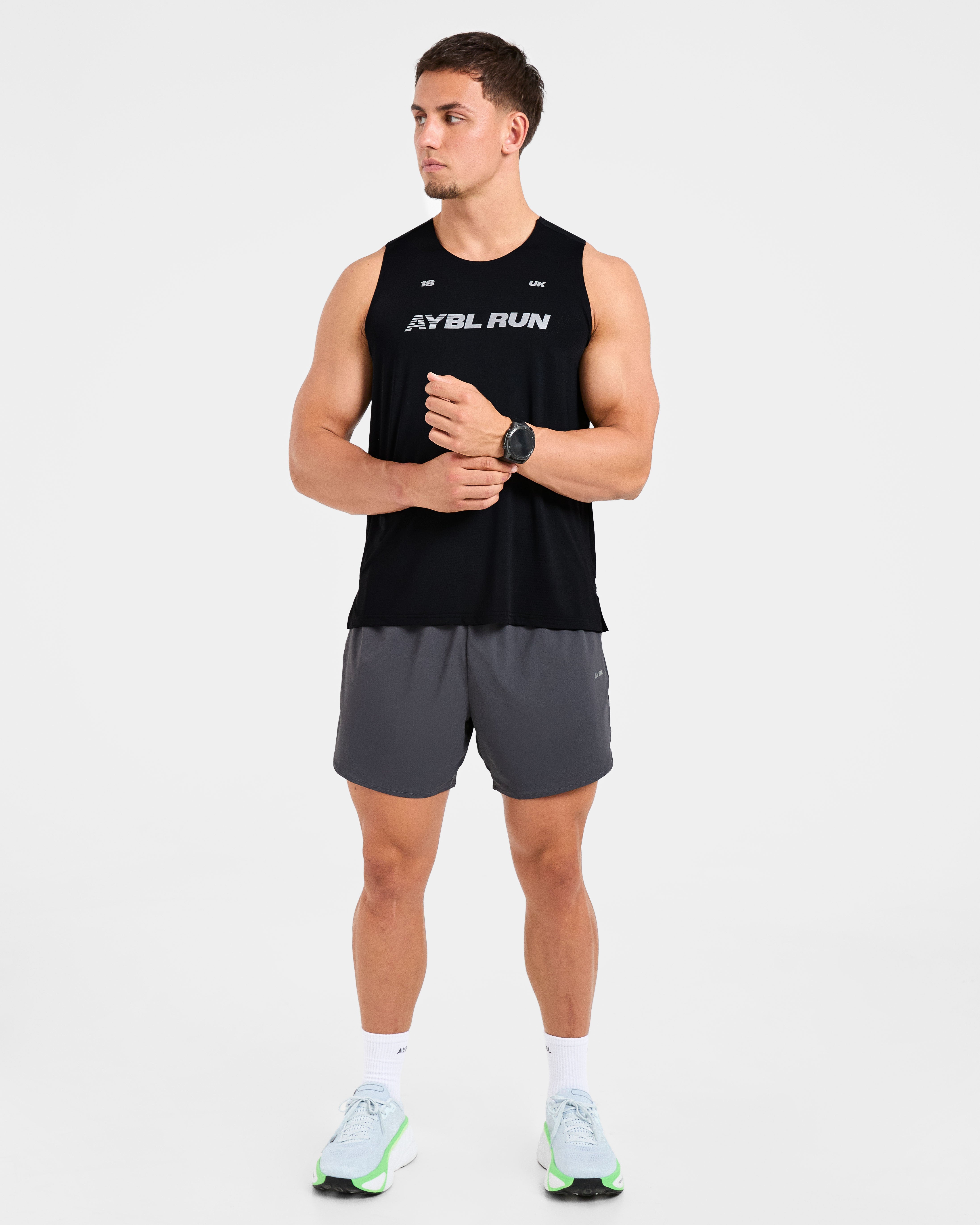 Run Speed Shorts - Hurricane Grau