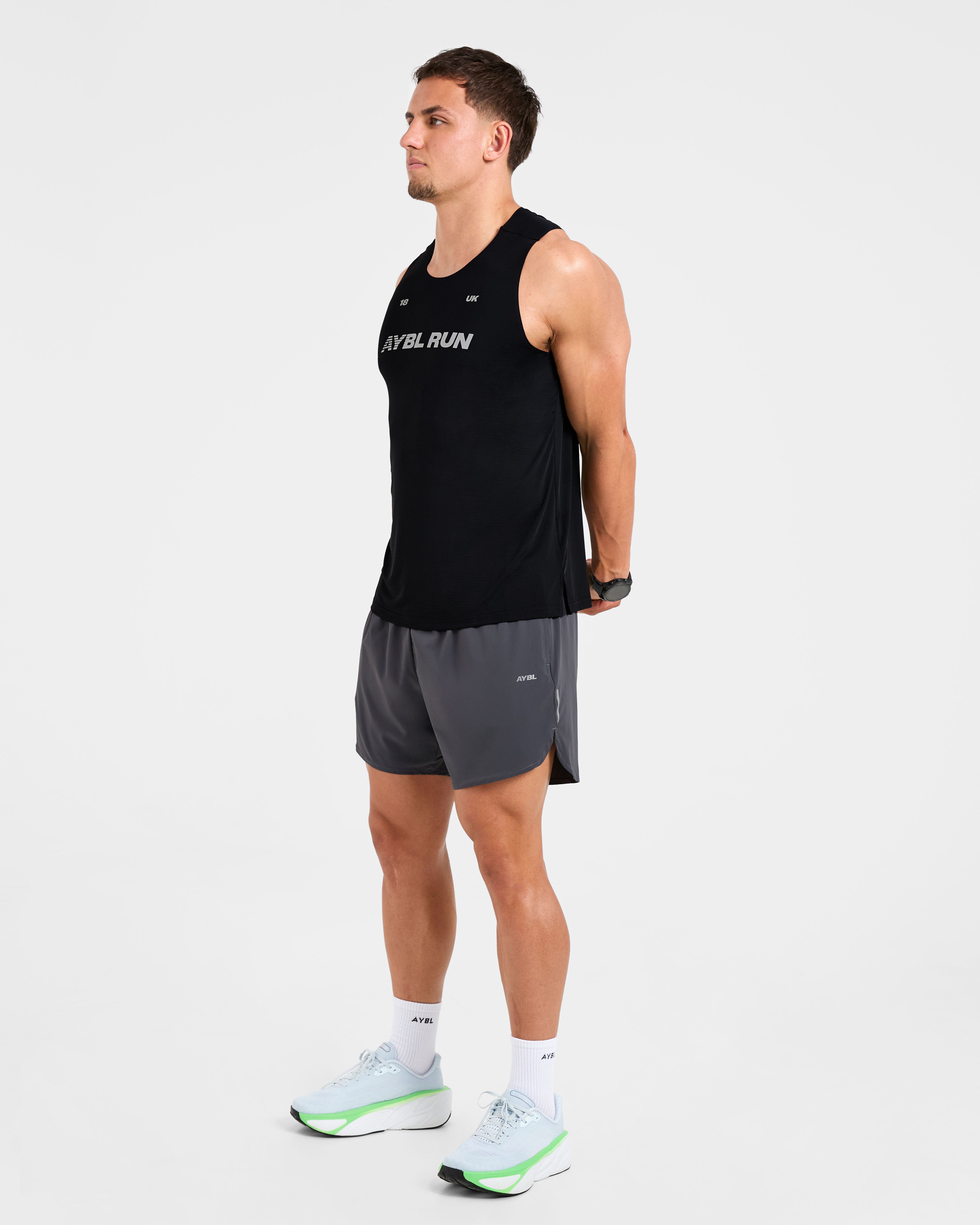 Run Speed Shorts - Hurricane Grau