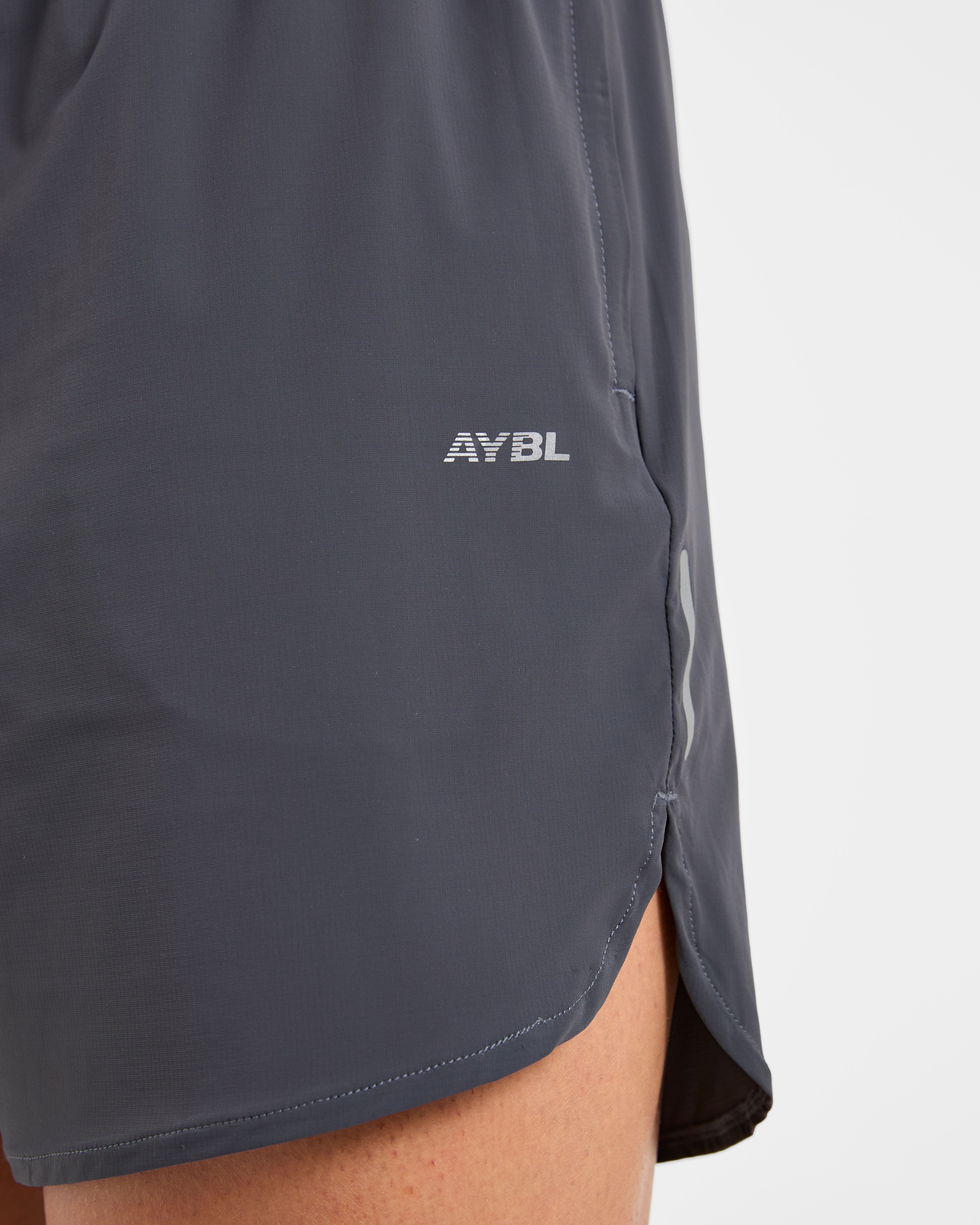 Run Speed Shorts - Hurricane Grau