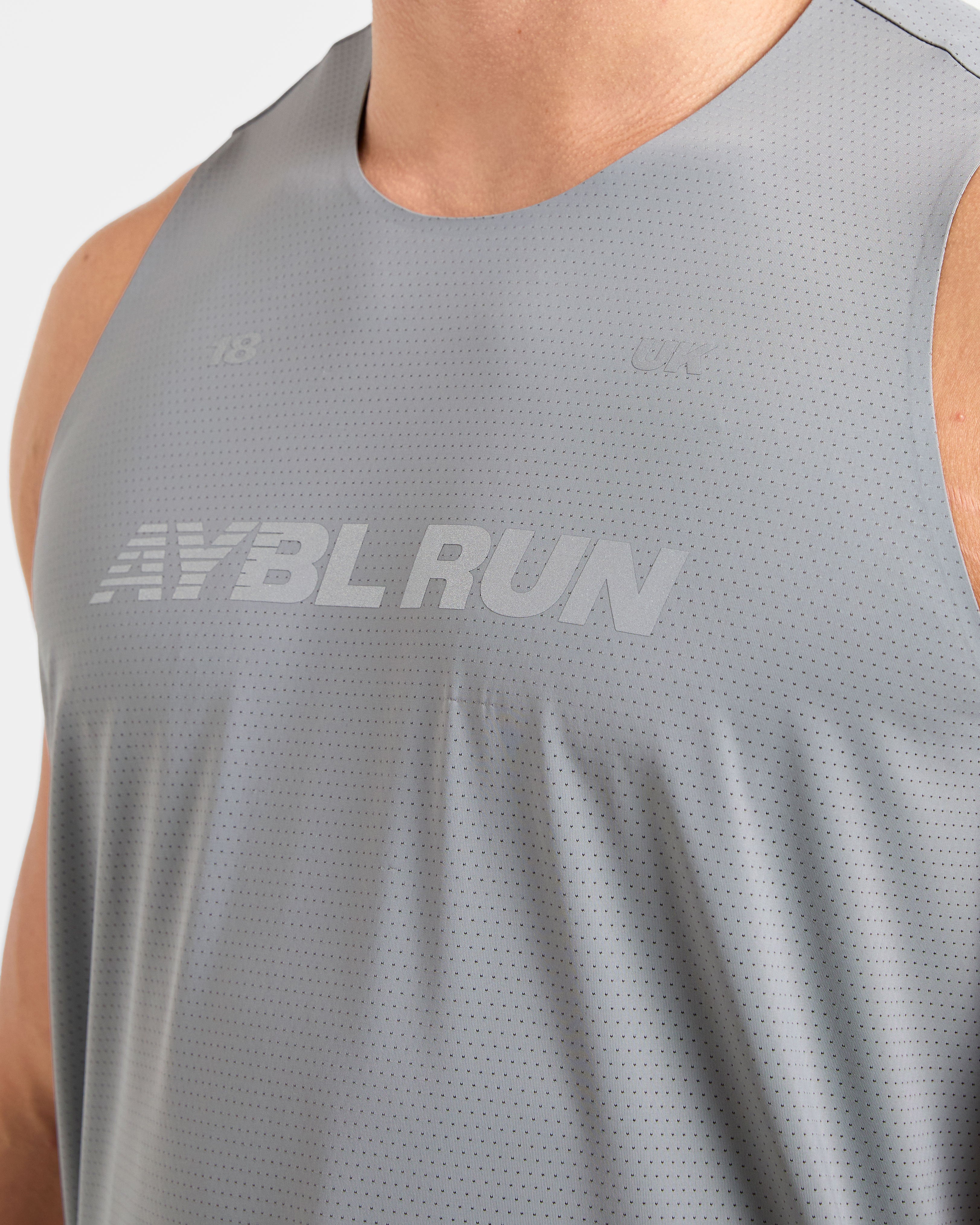 Run Loose Tank - Thunder Grau