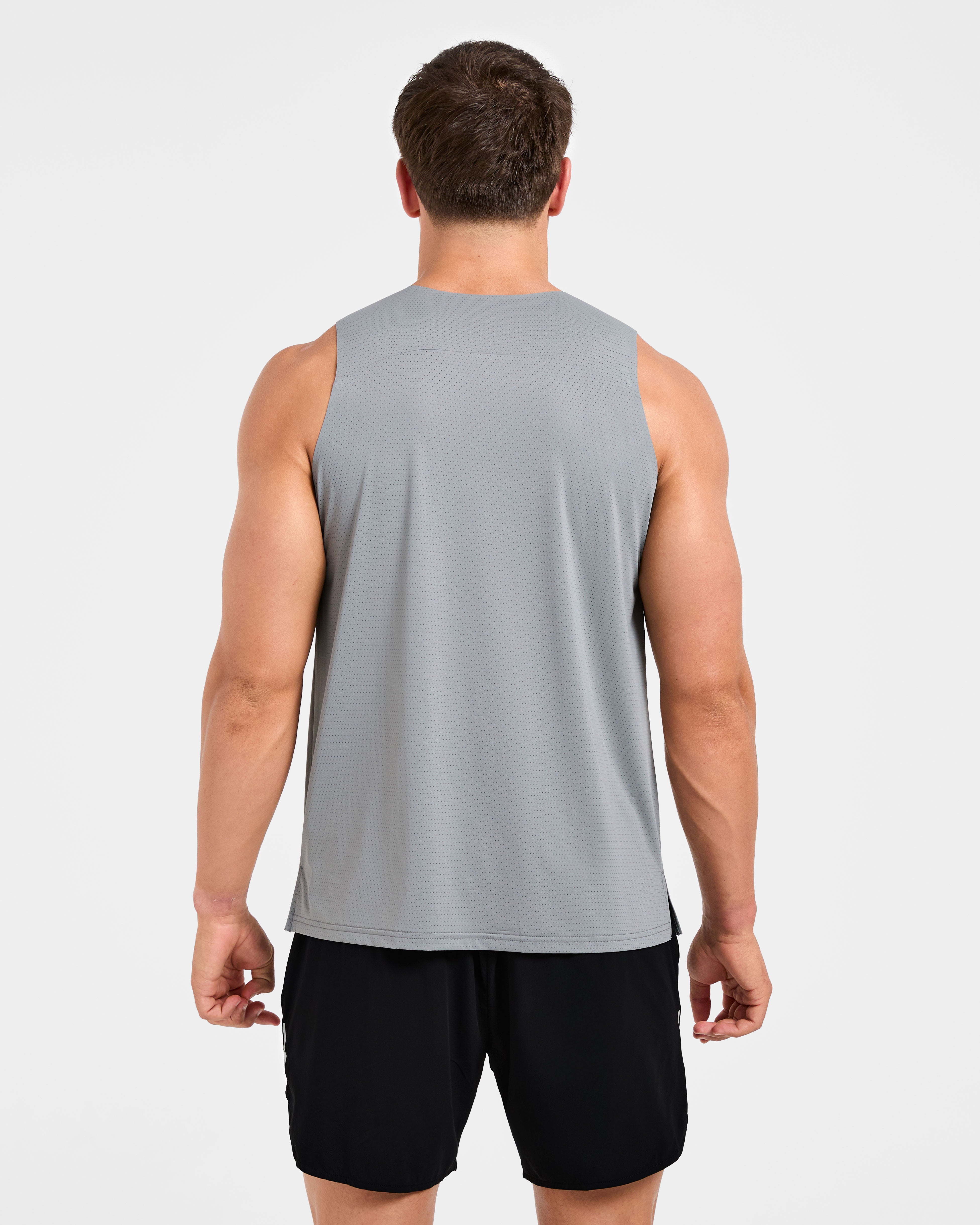 Run Loose Tank - Thunder Grau