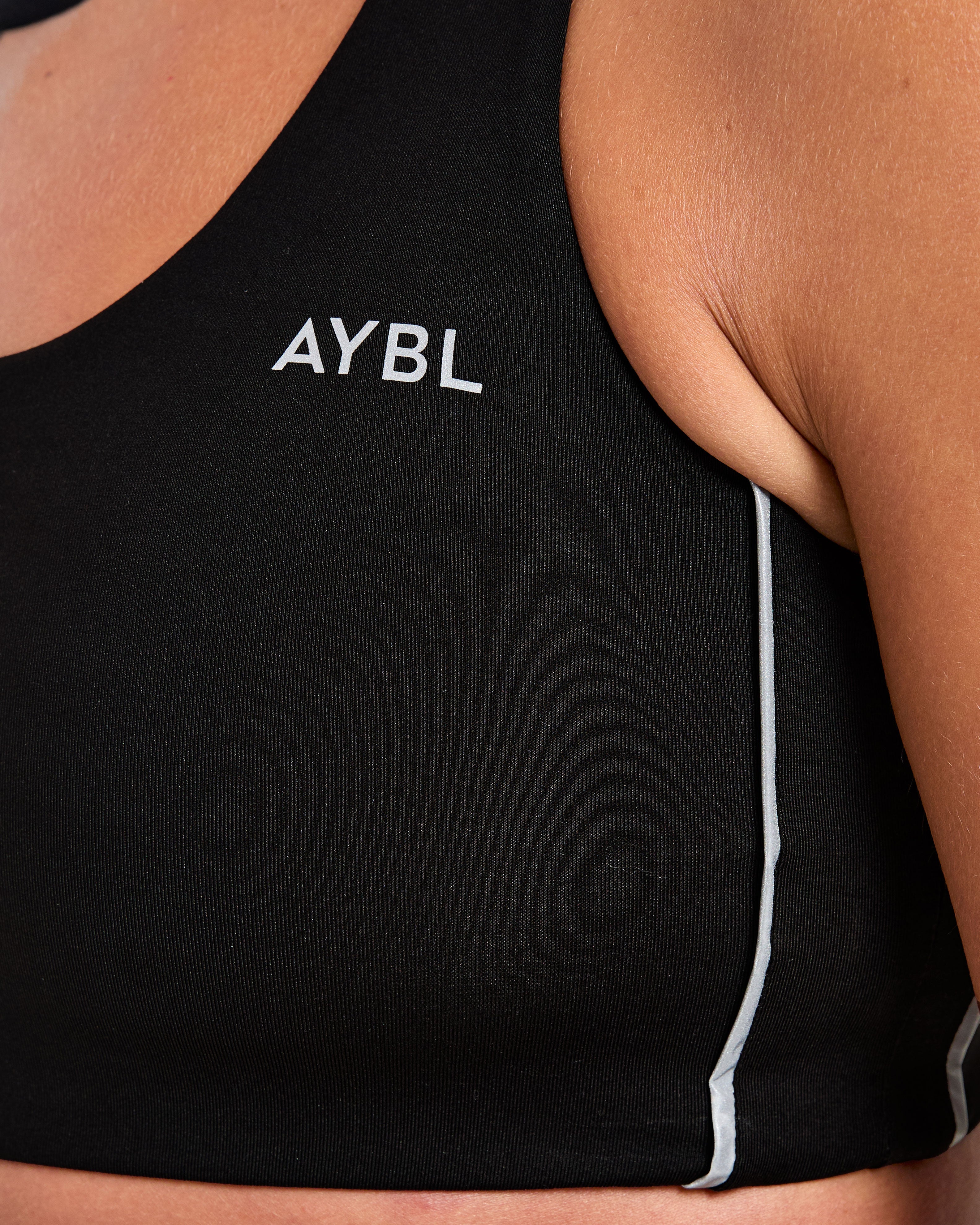 Run Sports Bra - Schwarz