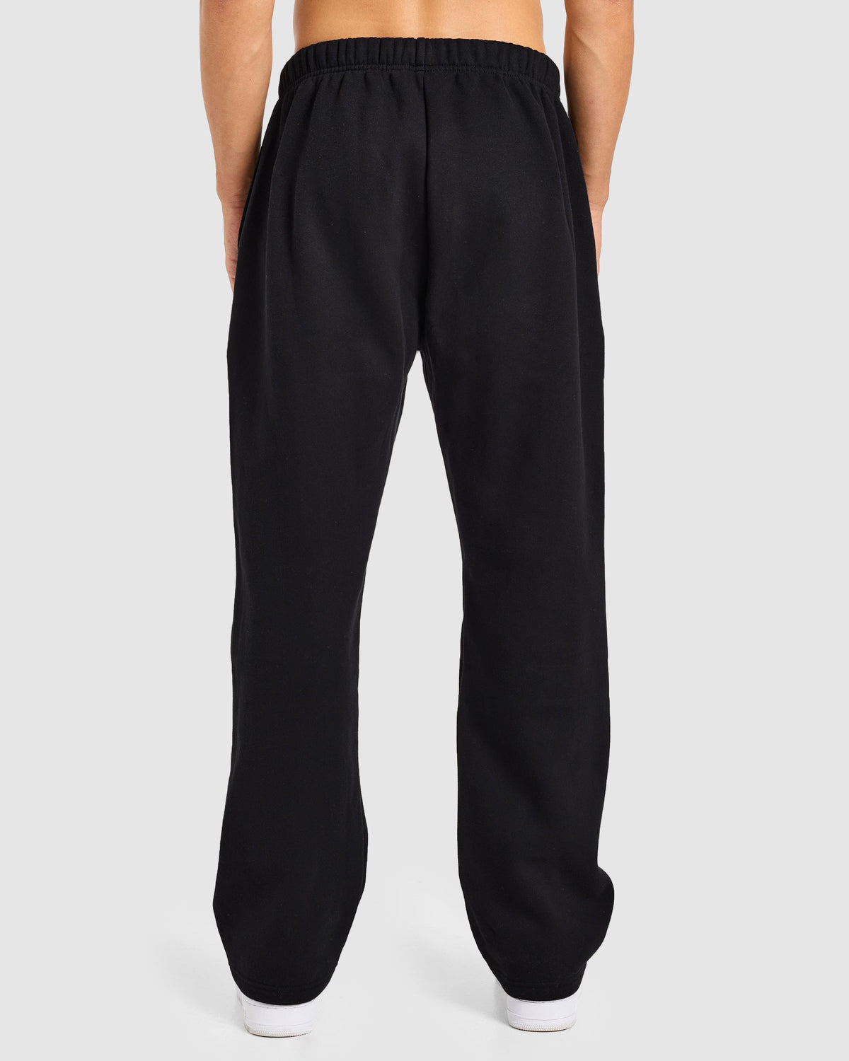 AYBL Society Oversized Straight Leg Joggers - Schwarz