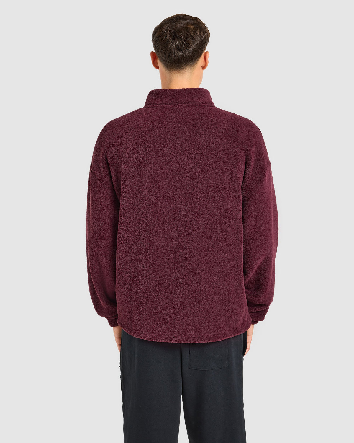 Essential 1/4 Zip Fleece - Dusty Plum