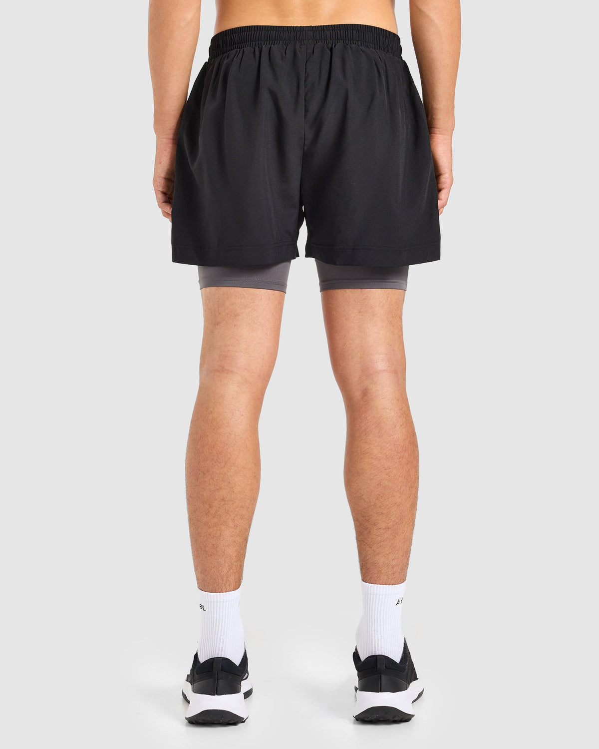 Core 2 in 1 Shorts - Schwarz/Charcoal