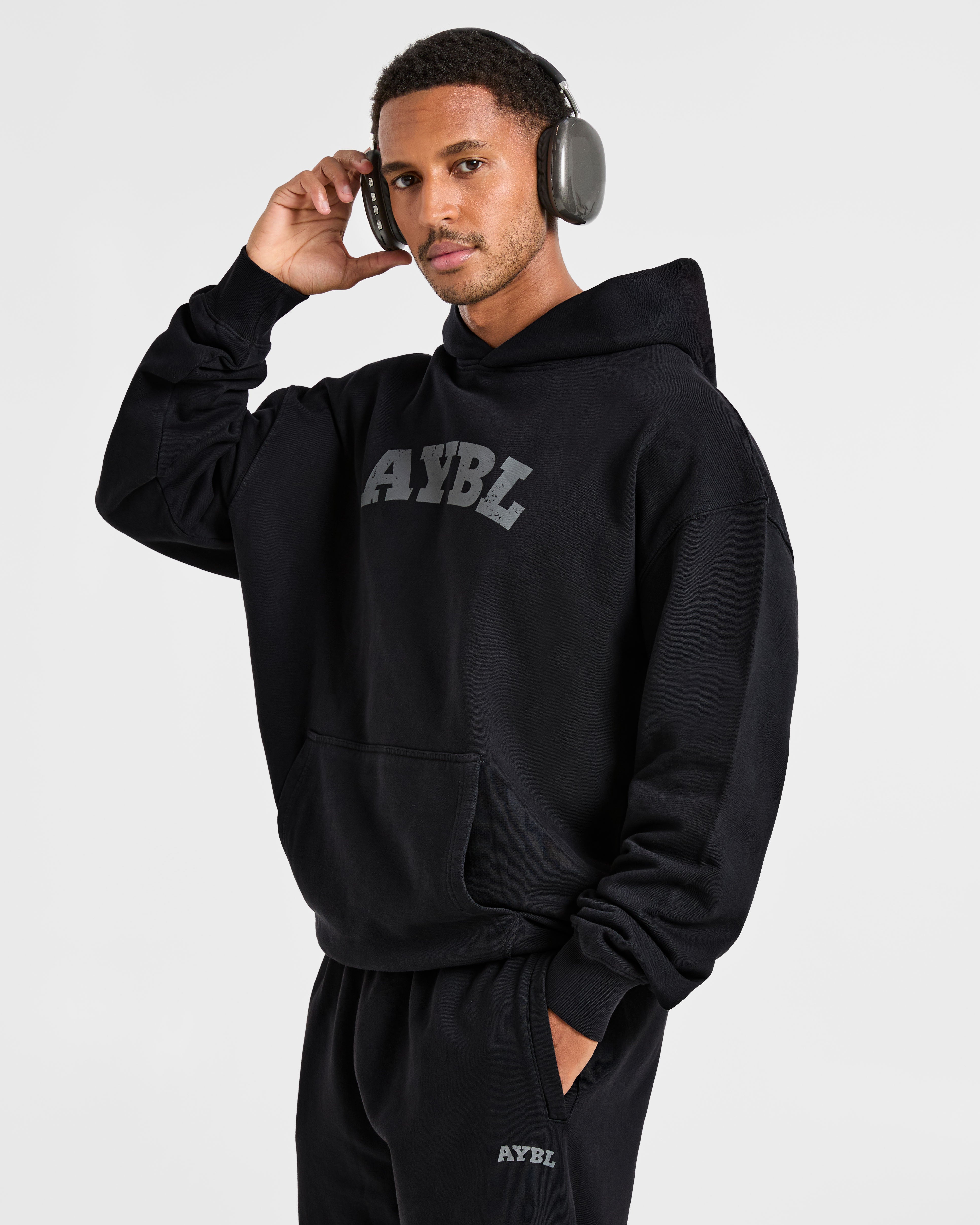 Elite Hoodie - Schwarz/Charcoal