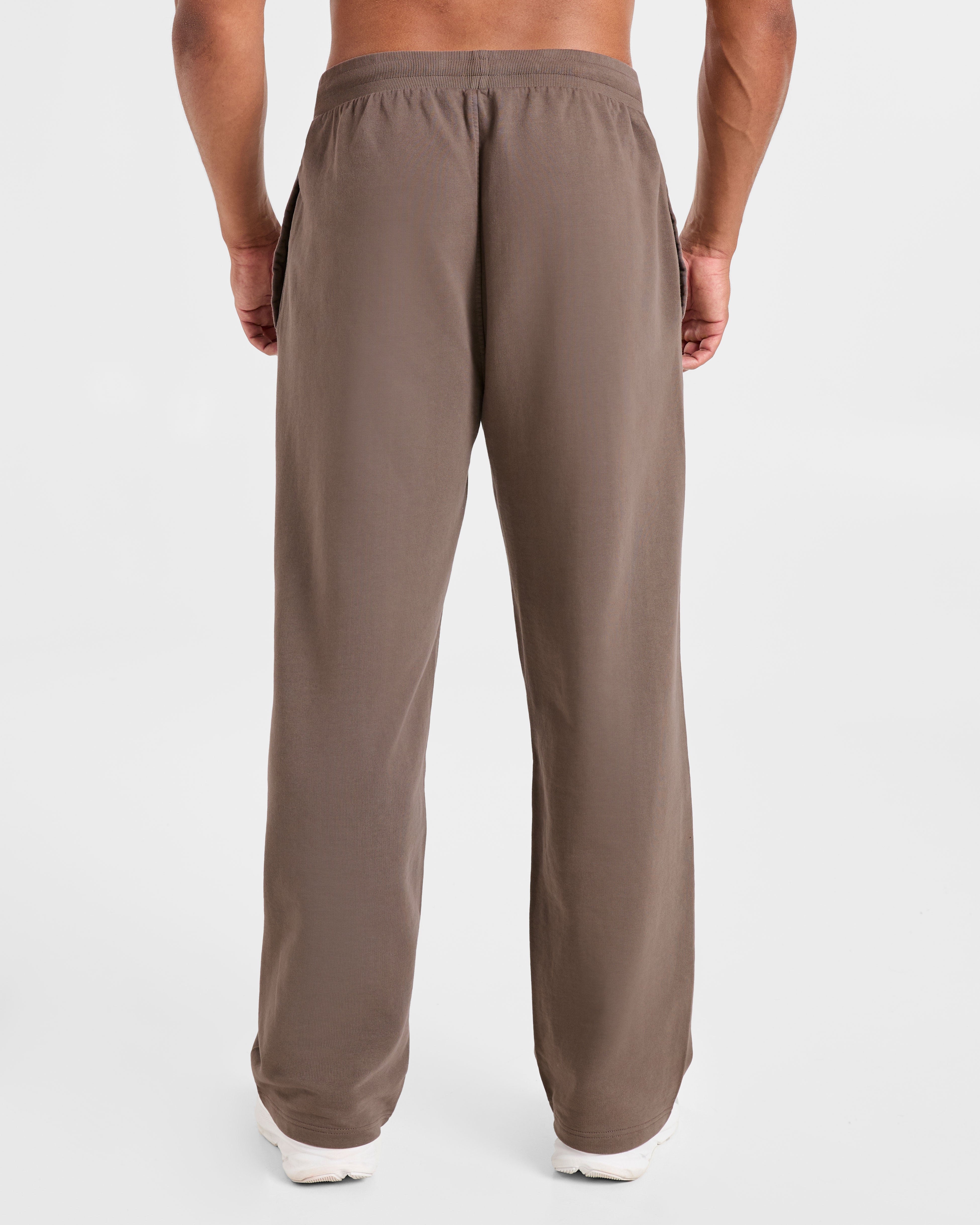 Elite Straight Leg Joggers - Umber Braun