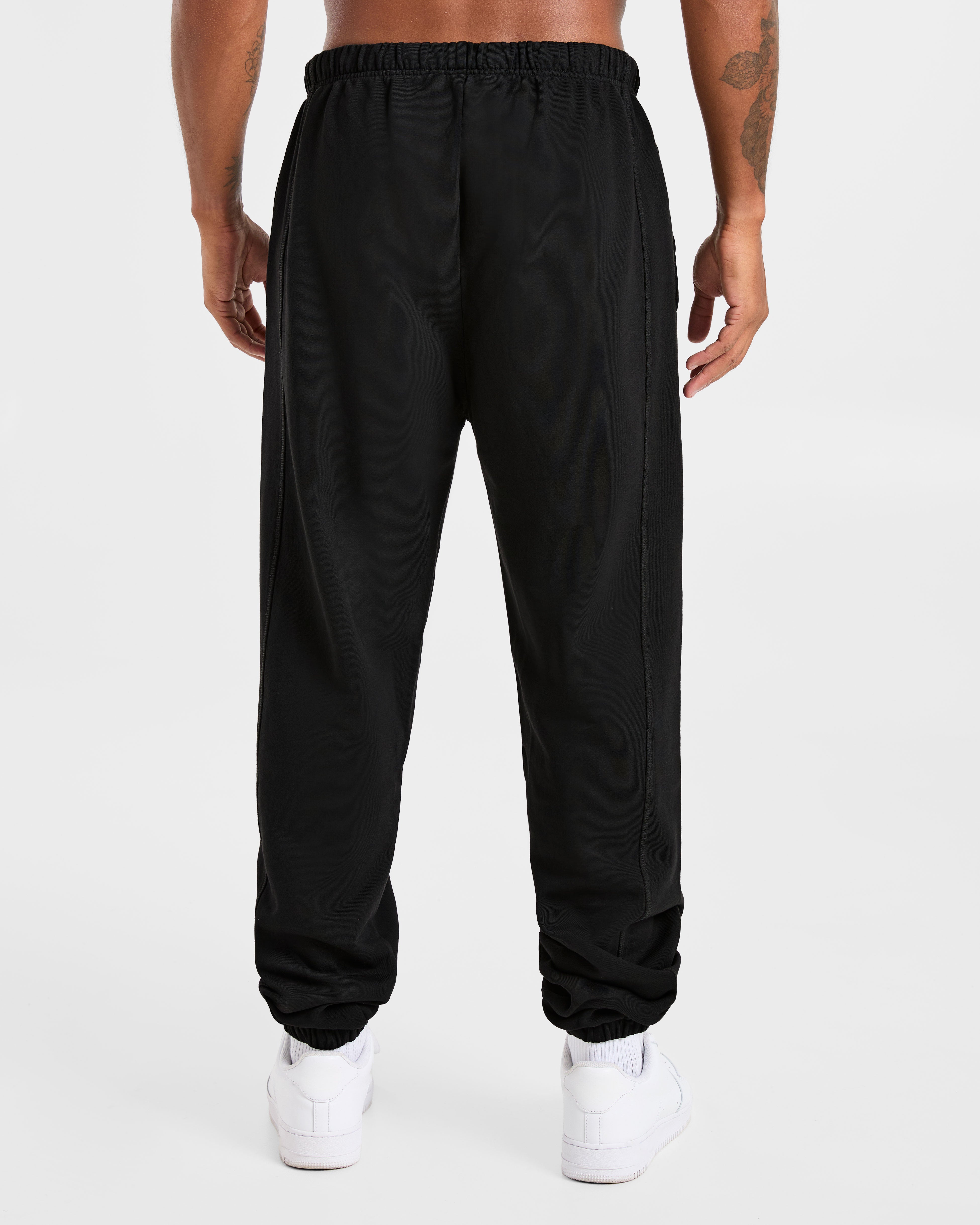 Lift Club Distressed Joggers - Schwarz/Charcoal