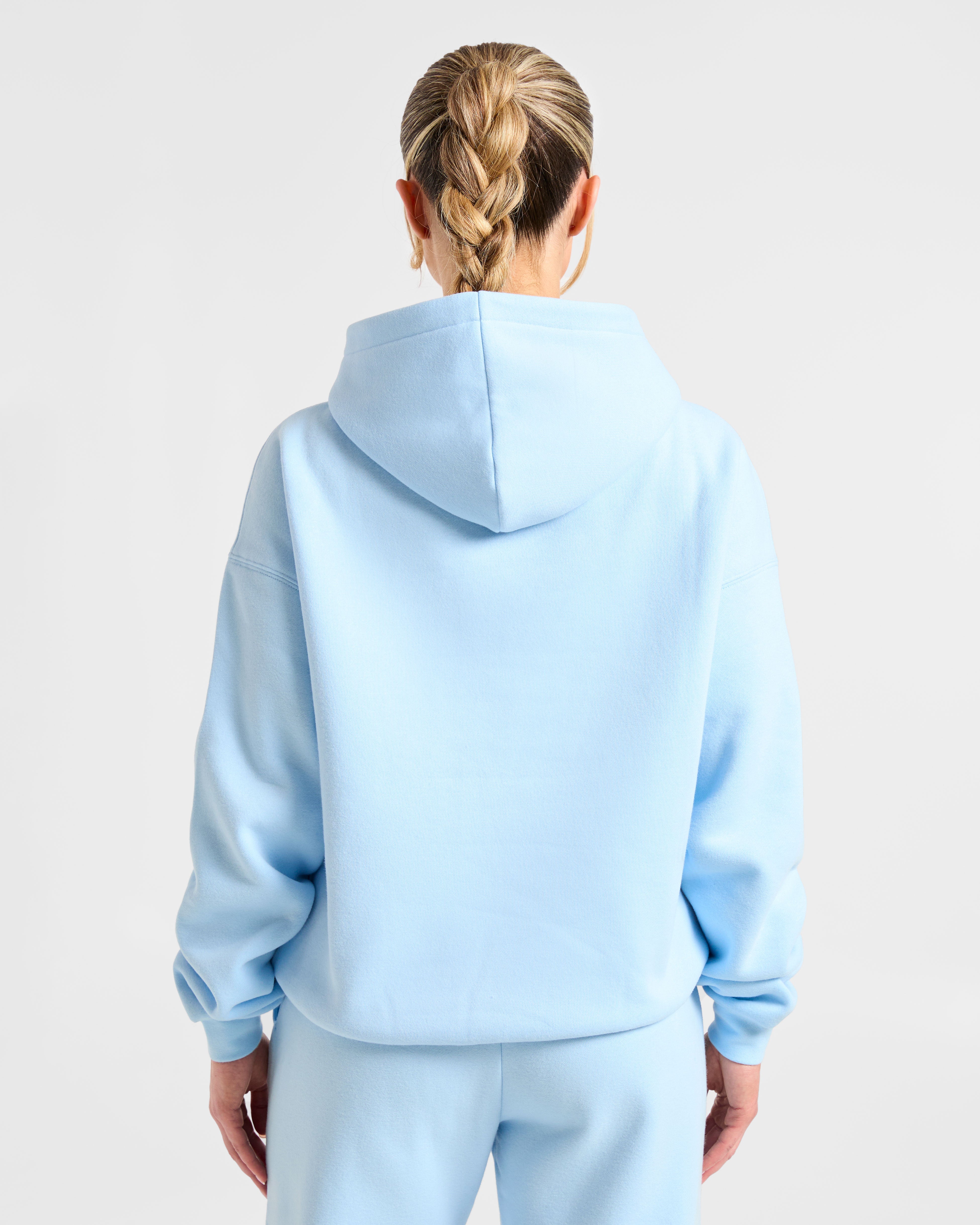 Varsity 2.0 Oversized Hoodie - Blau/Navy
