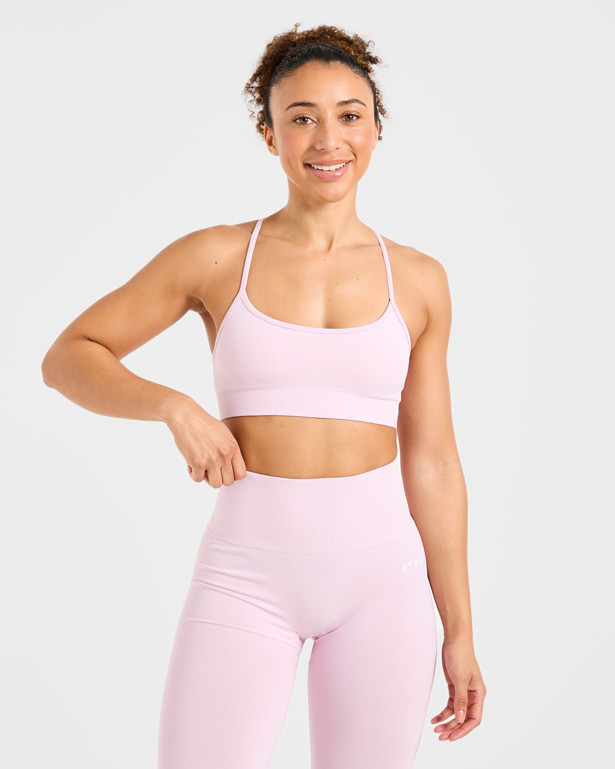 Empower Seamless Sports Bra - Iced Rosa