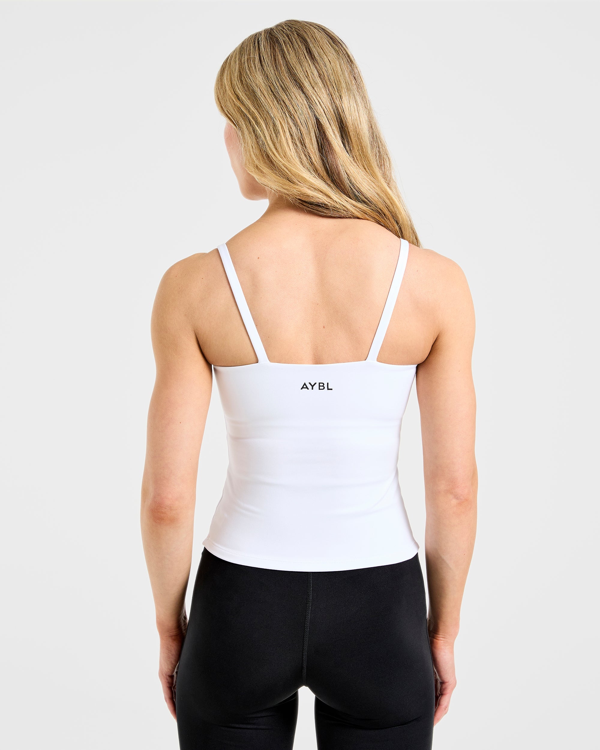 Essential Strappy Tank Top - Weiß