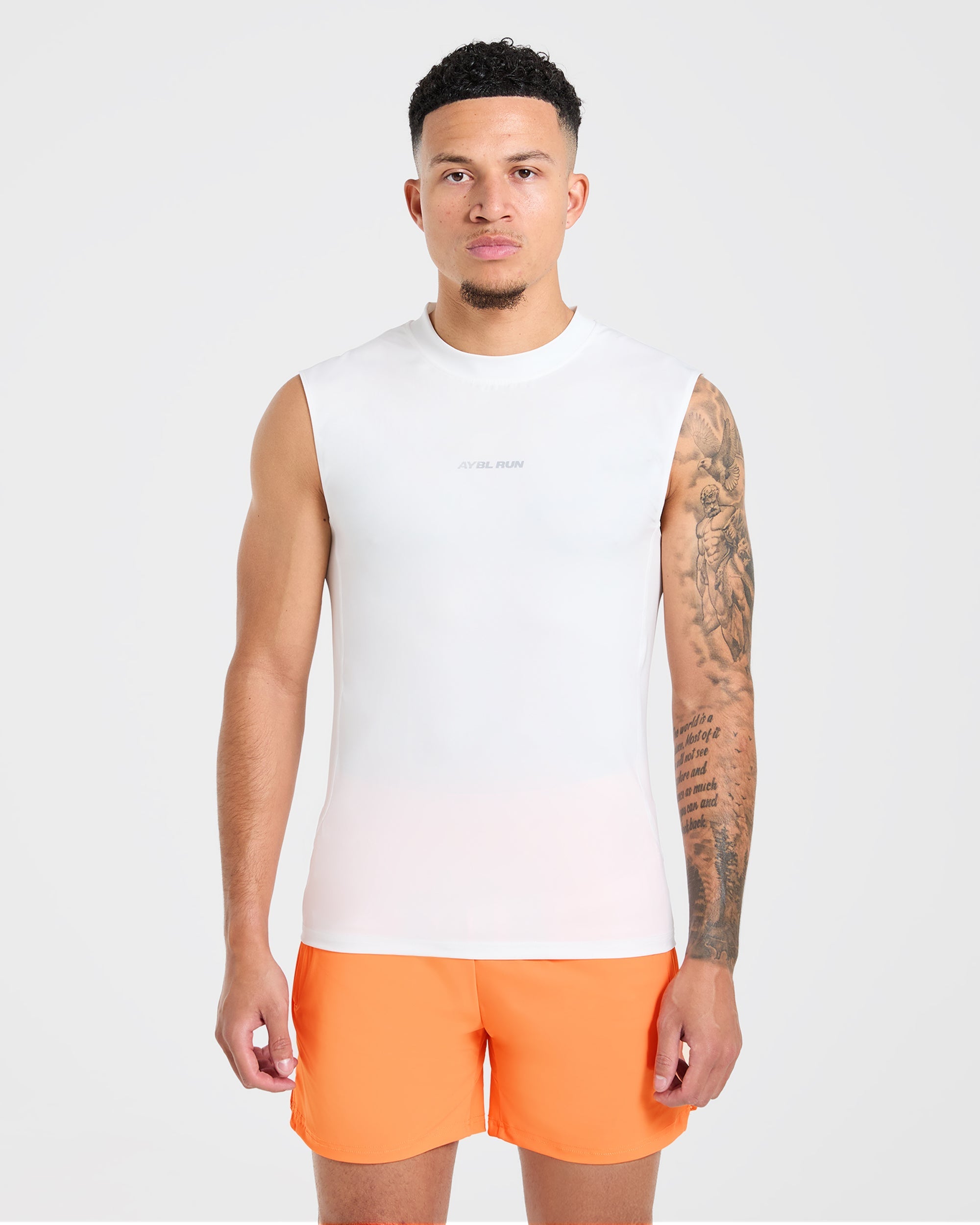 Run Slim Tank - Weiß