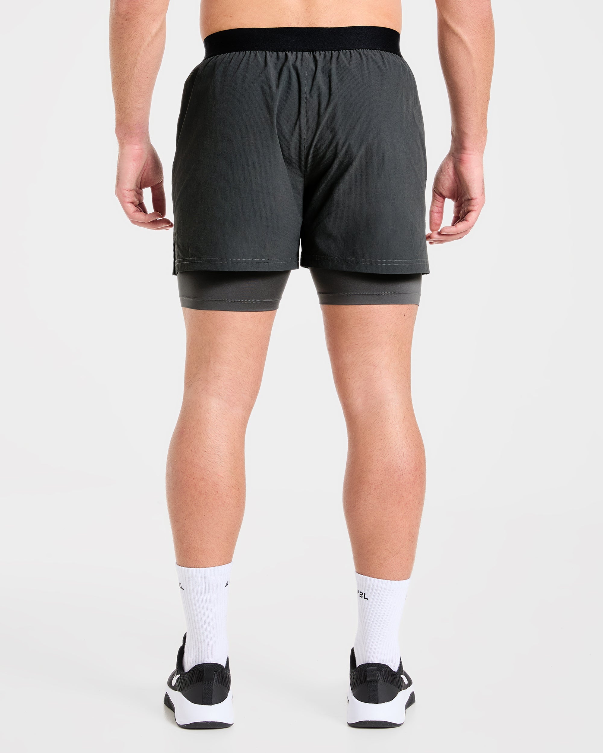 Signature 2 in 1 Shorts - Charcoal