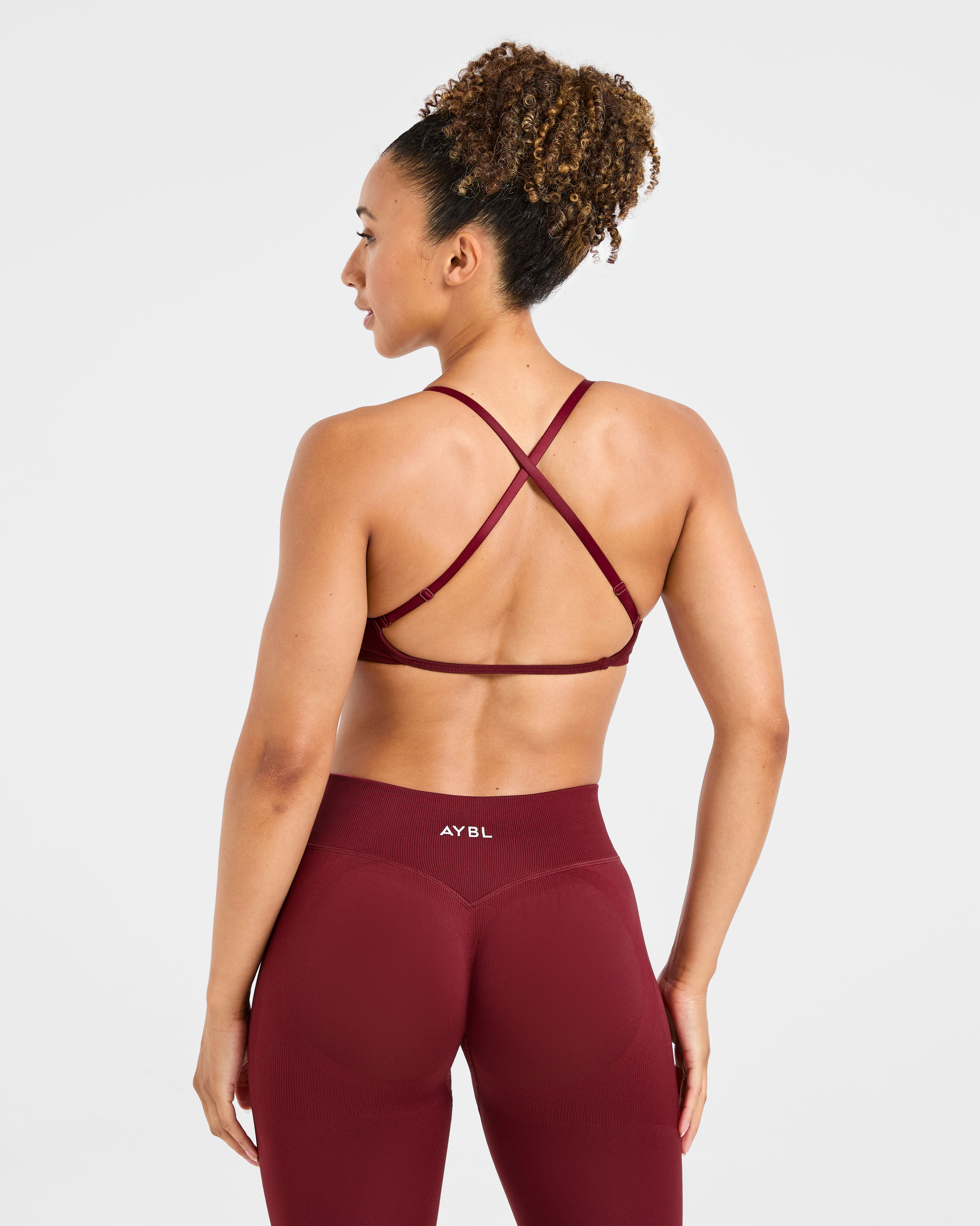 Adapt Seamless Strappy Sports Bra - Autumn Rot