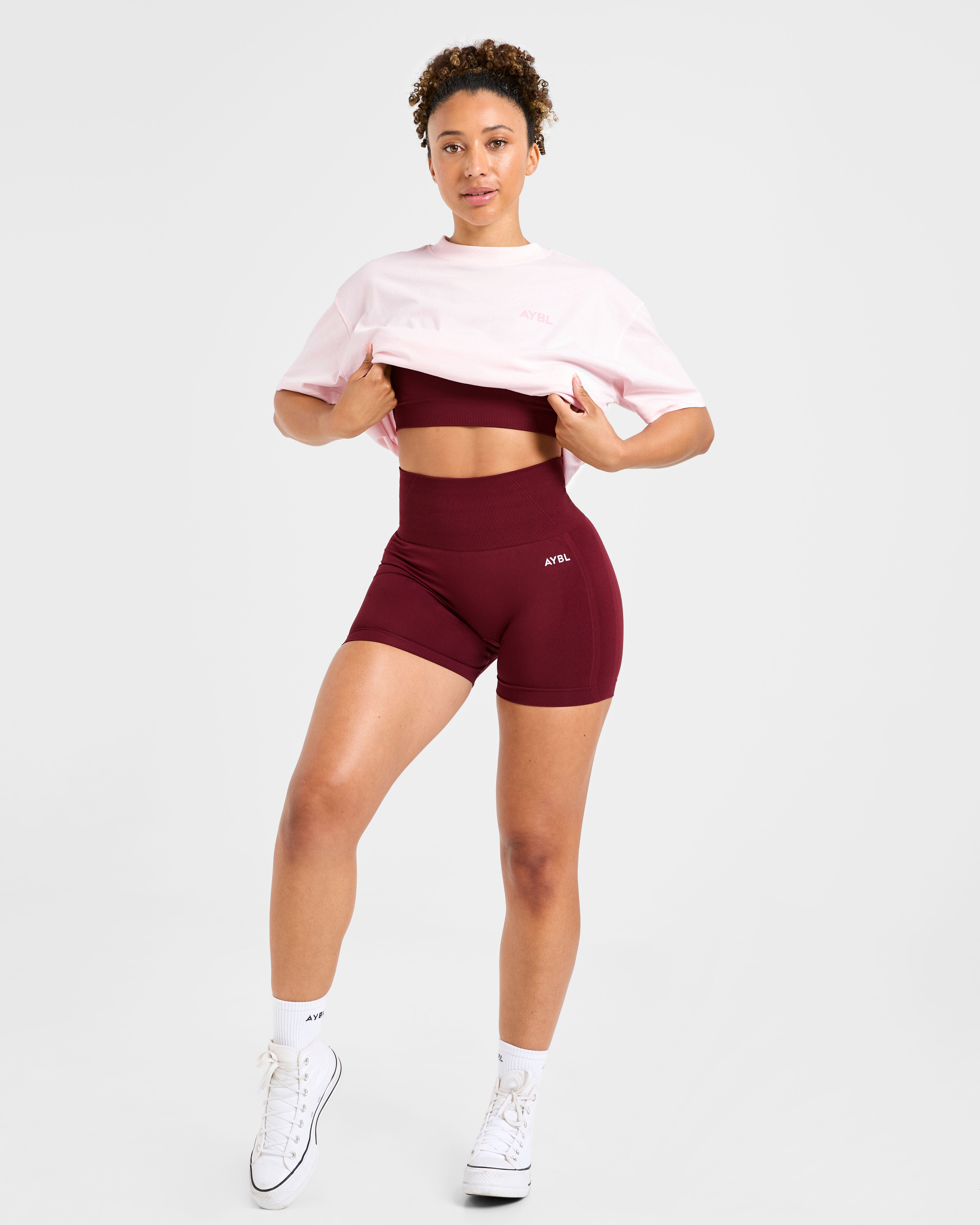 Lift Graphic Oversized T Shirt - Baby Rosa