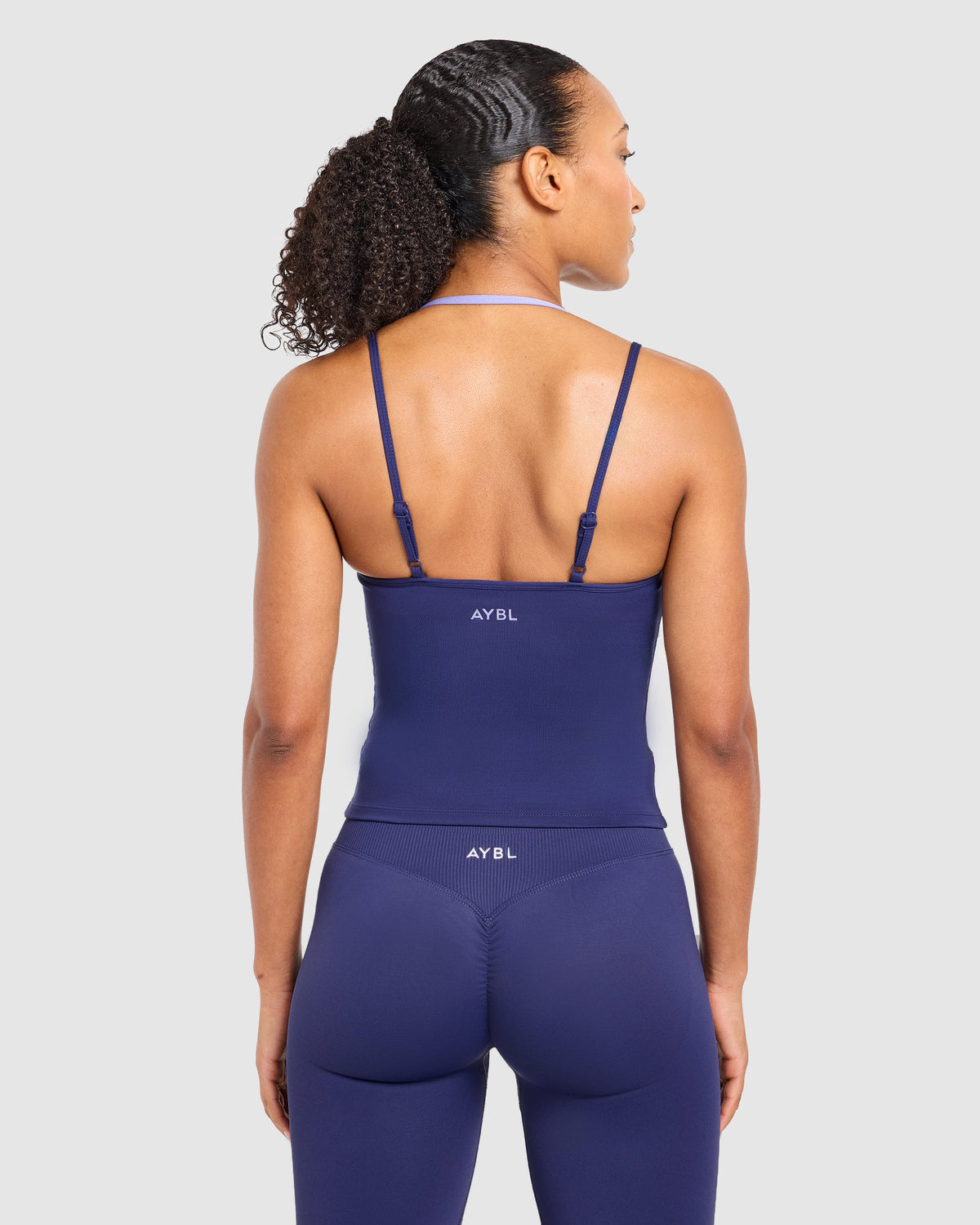 Double Layered Tank Top - Storm Blau