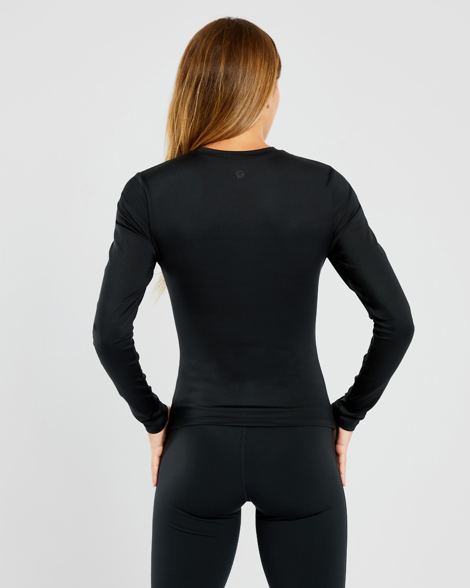 Sculpt Long Sleeve Top - Schwarz